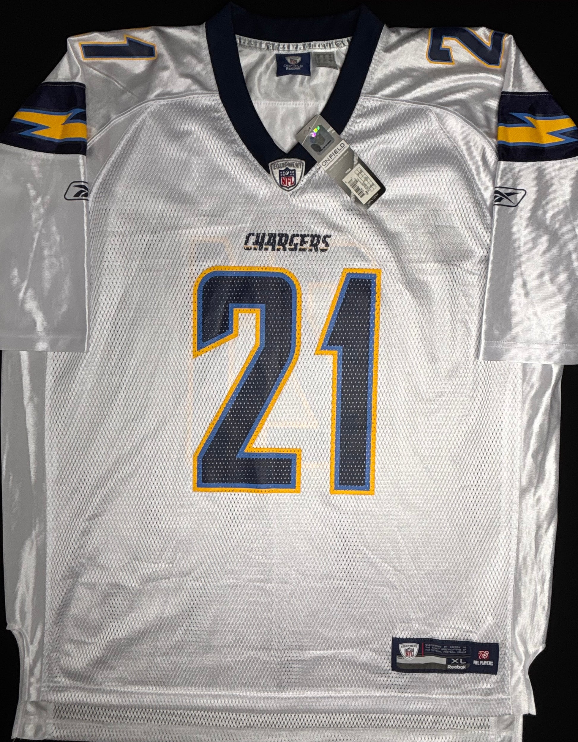 NWT San Diego Chargers Ladainian Tomlinson Reebok Football Jersey Size: XXL