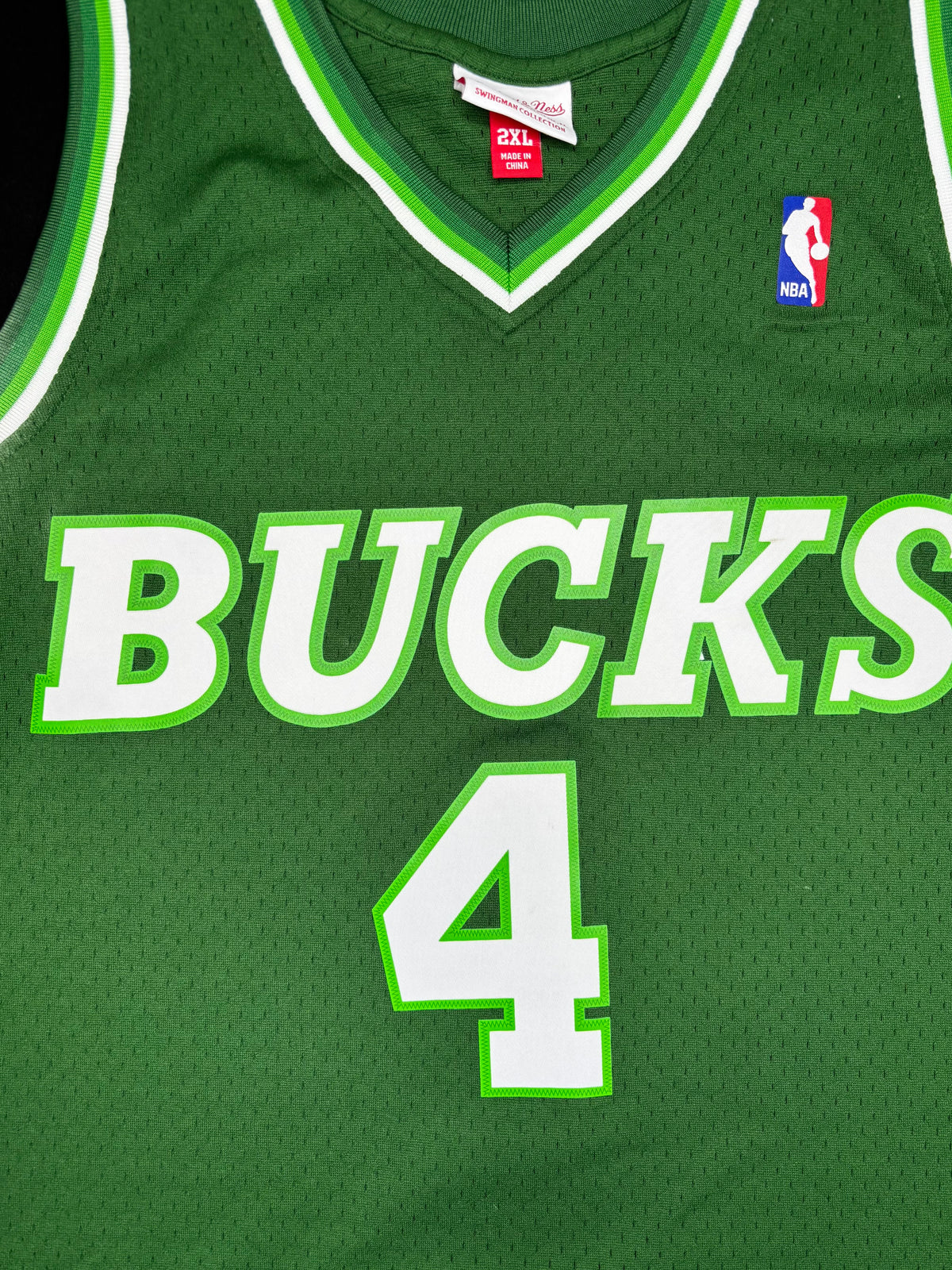 Milwaukee Bucks Sidney Moncrief Mitchell & Ness Basketball Jersey Size: XXL