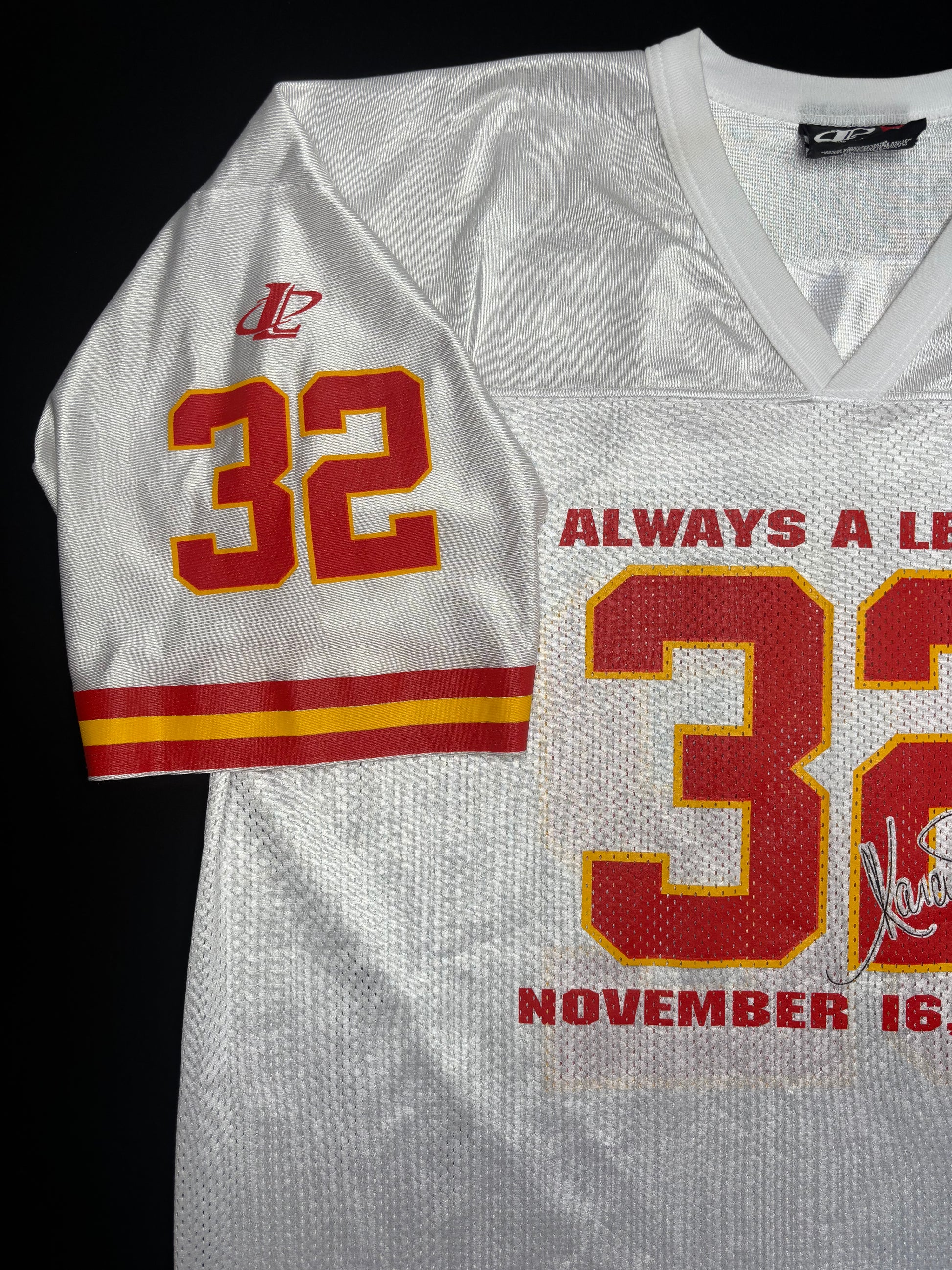 Kansas City Chiefs Marcus Allen Jersey Retirement Commemorative Logo Atheltic Football Jersey Size: XL