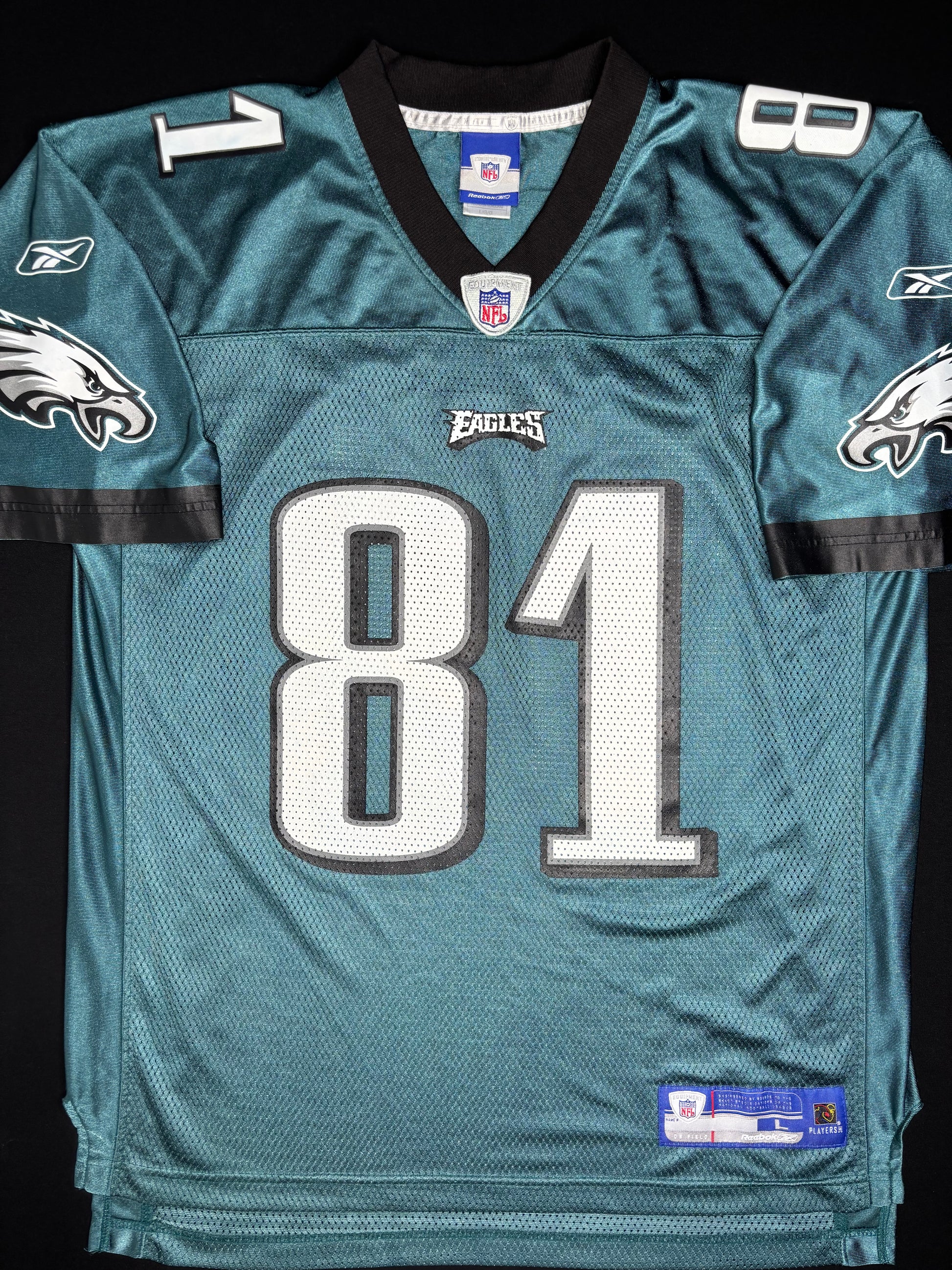 Philadelphia Eagles Terrell Owens Reebok Football Jersey Size: Large