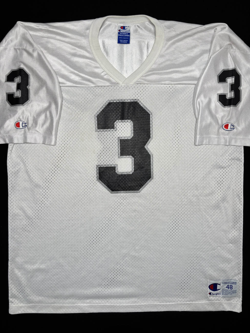 Oakland Raiders Jeff George Champion Football Jersey Size: 48
