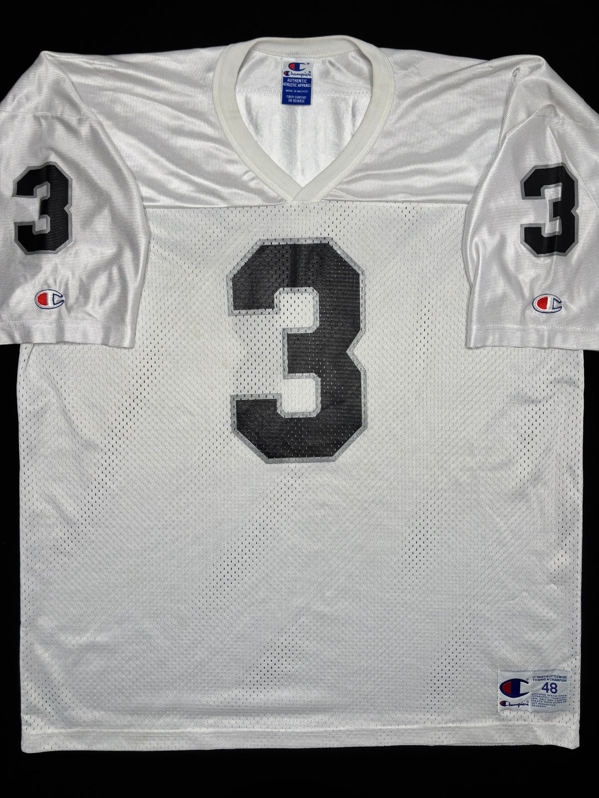 Oakland Raiders Jeff George Champion Football Jersey Size: 48