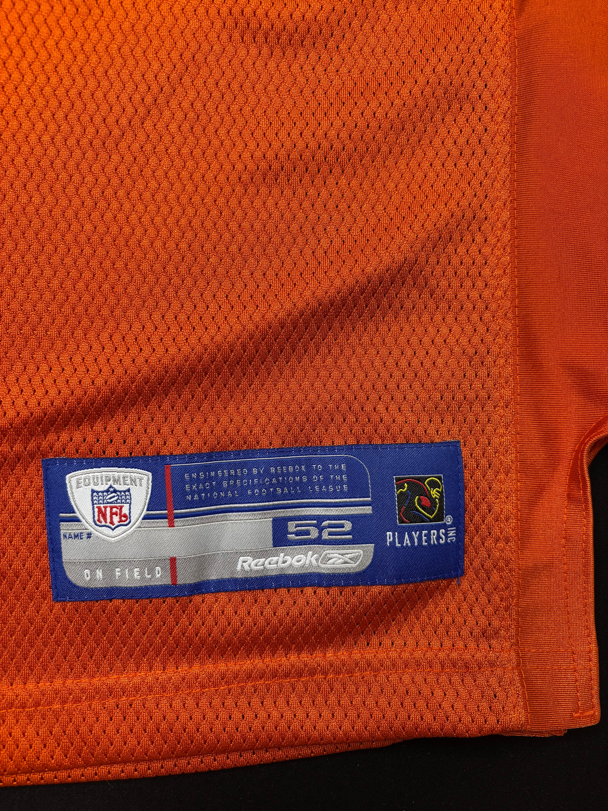 Miami Dolphins Ricky Williams Alt Orange 40th Anniversary Reebok Football Jersey Size: 52