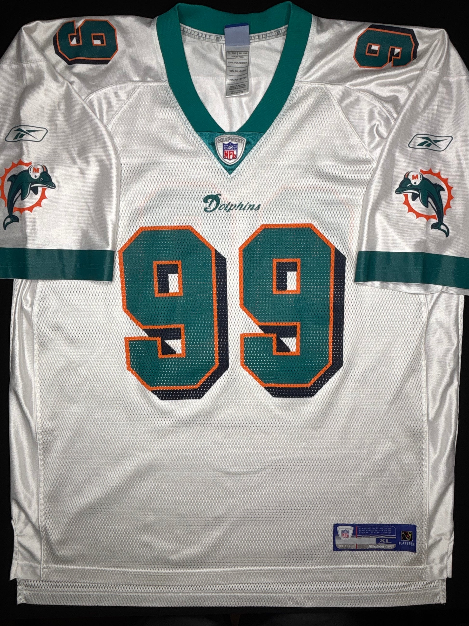 Miami Dolphins Jason Taylor Reebok Football Jersey Size: XL
