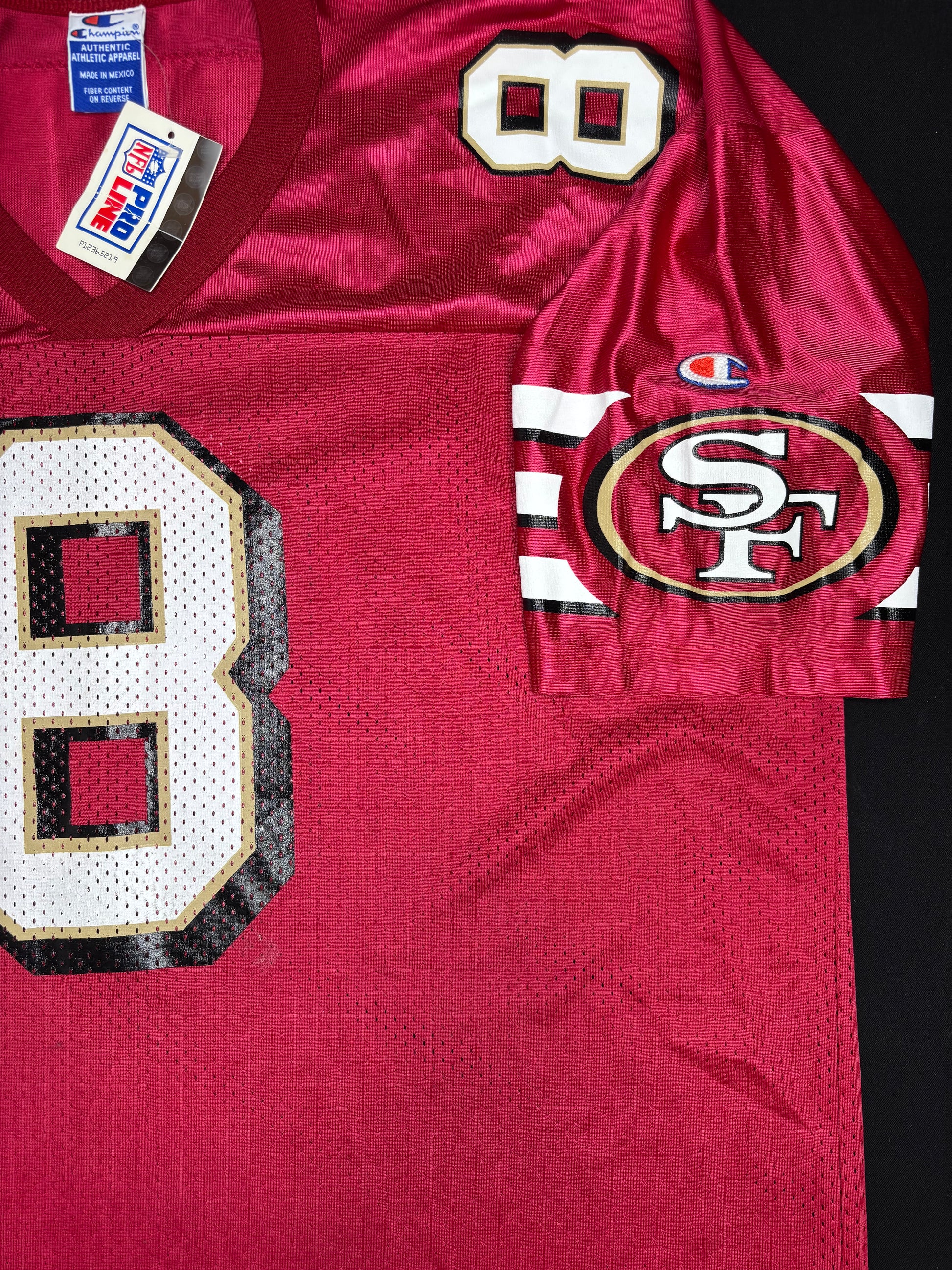 NWT San Francisco 49ers Steve Young Champion Football Jersey Size: 48