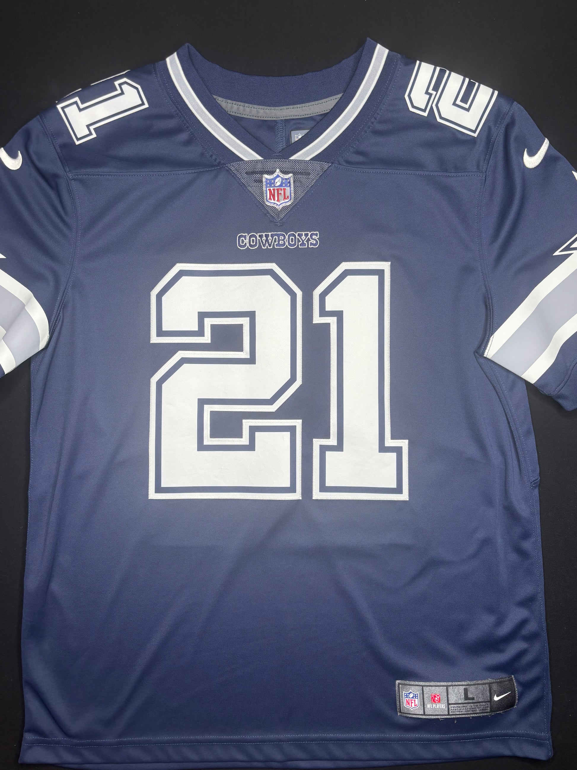 Dallas Cowboys Ezekiel Elliott Nike Elite Football Jersey Size: Large