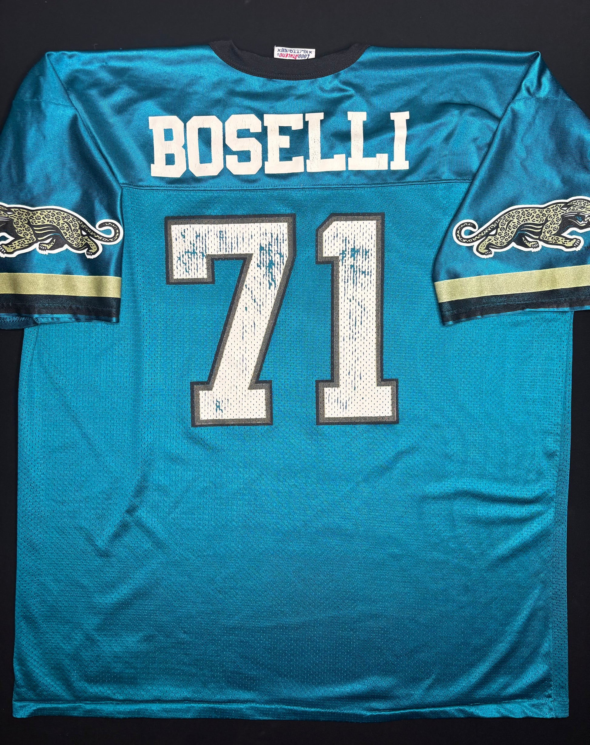 Vintage Jacksonville Jaguars Tony Boselli Logo Athletic Football Jersey Size: XXL