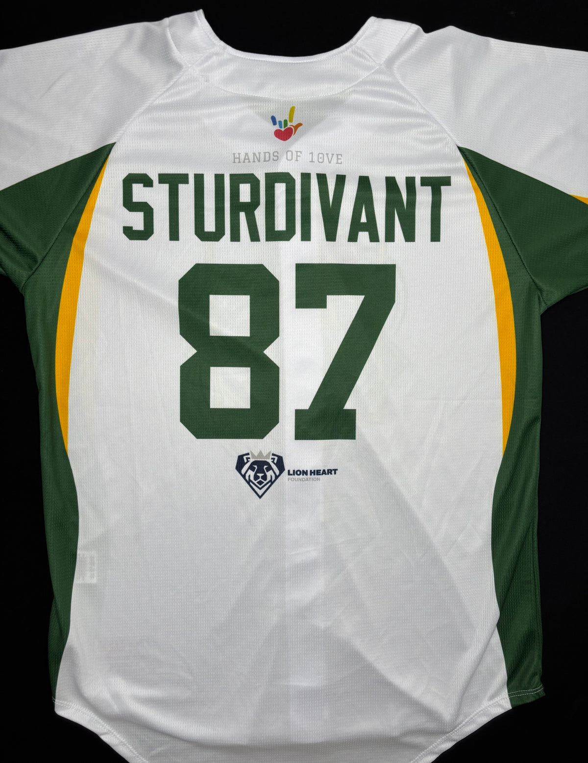 J. Michael Sturdivant Team Issued Green Bay Packers Charity Softball Game Jersey