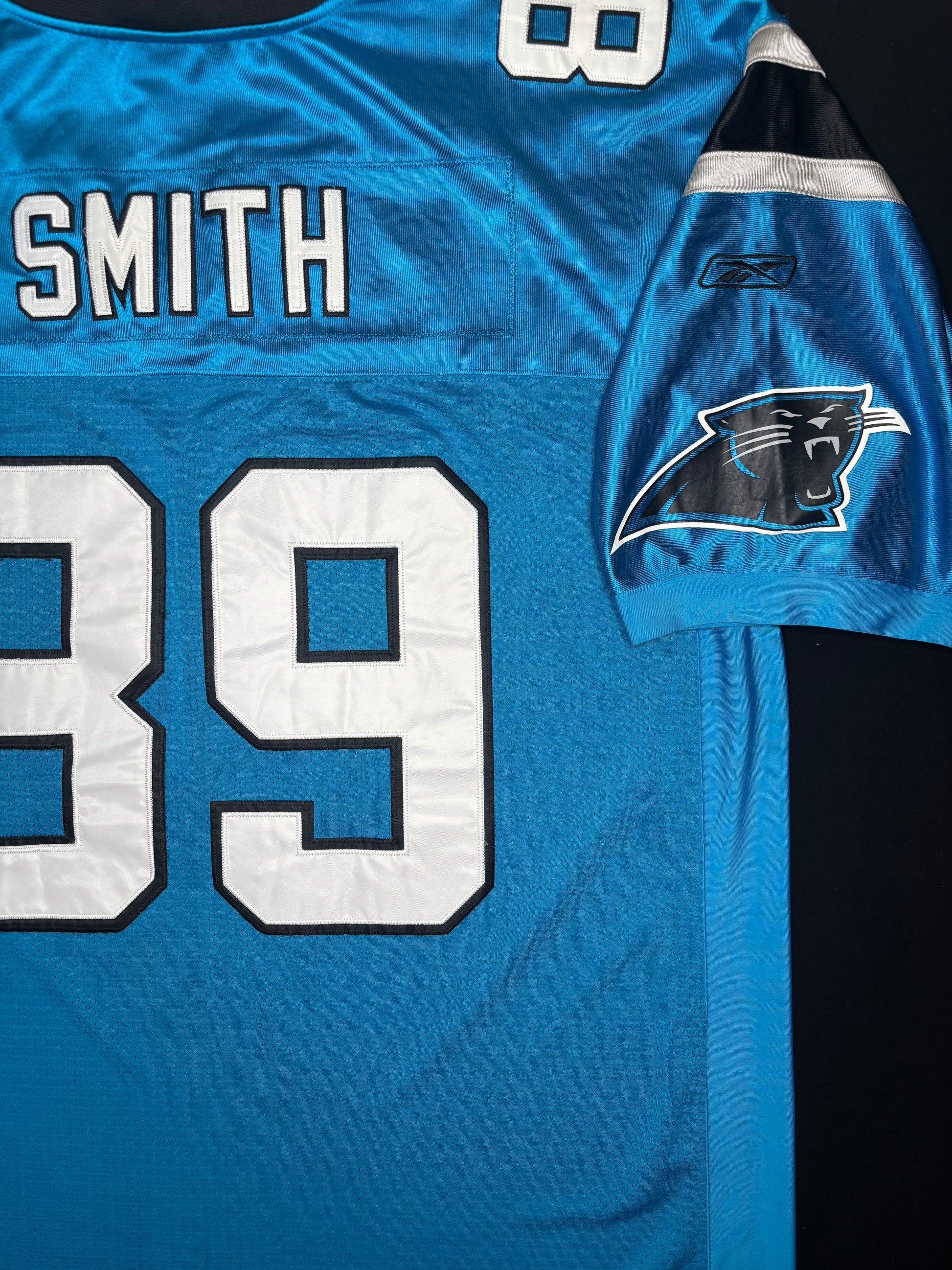 Carolina Panthers Steve Smith Authentic Reebok Football Jersey Size: 60