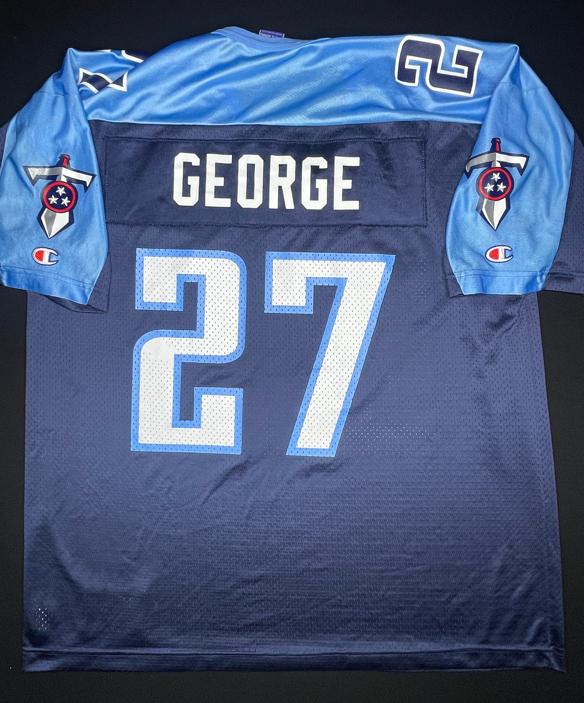 Vintage Tennessee Titans Eddie George Champion Football Jersey Size: 44