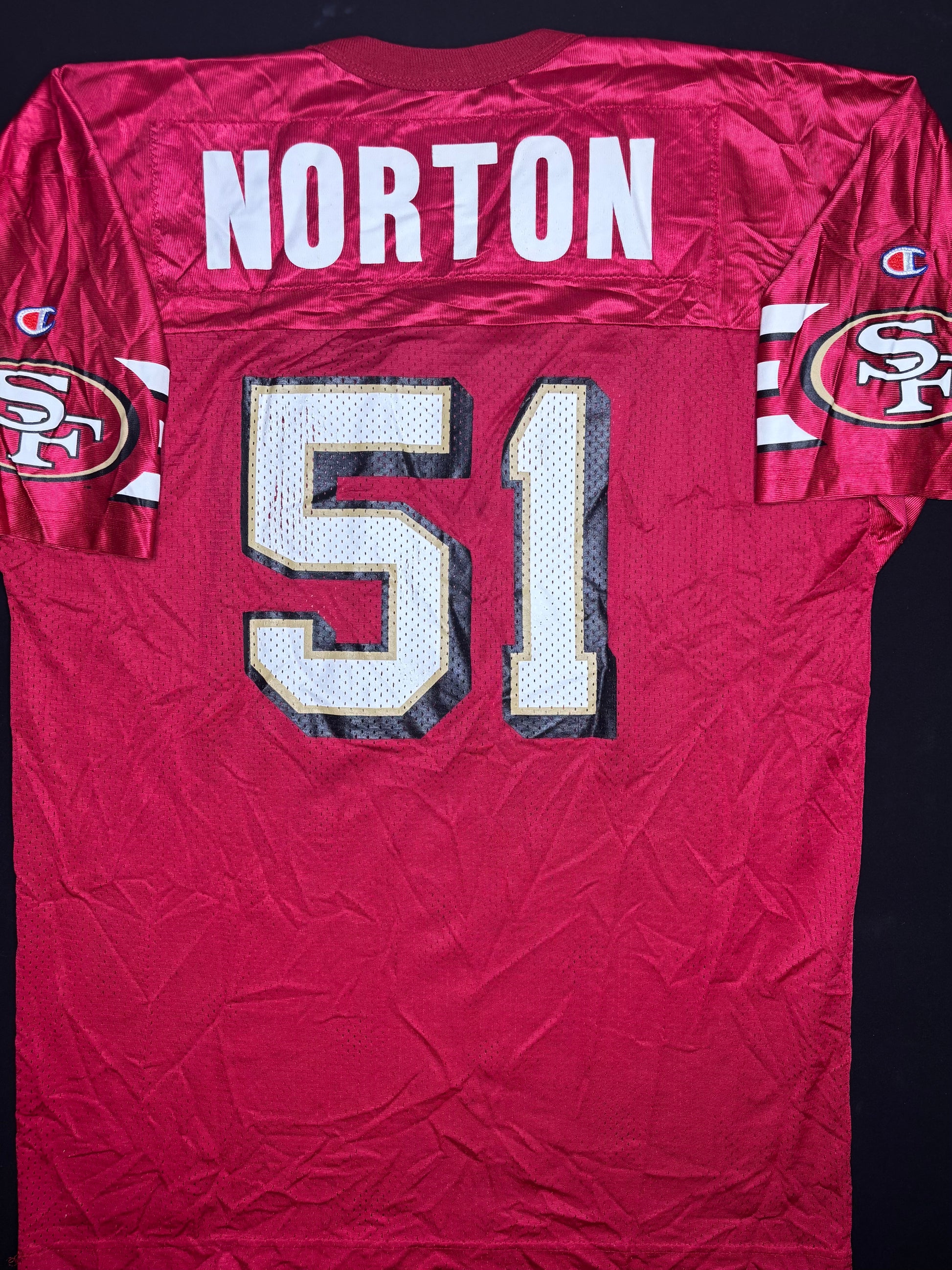 San Francisco 49ers Ken Norton Jr Champion Football Jersey Size: 48