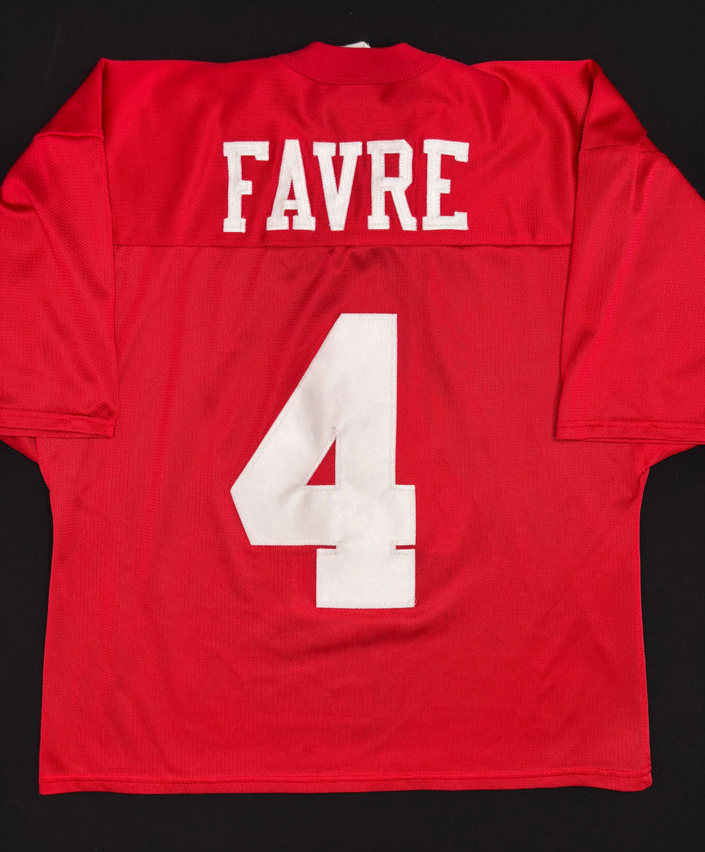 Green Bay Packers Brett Favre Practice Red Majestic Football Jersey Size: Large