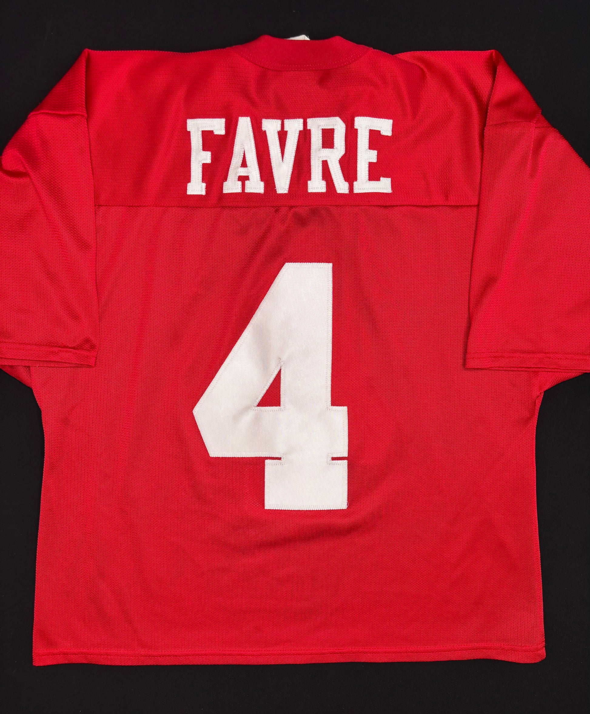 Green Bay Packers Brett Favre Practice Red Majestic Football Jersey Size: Large