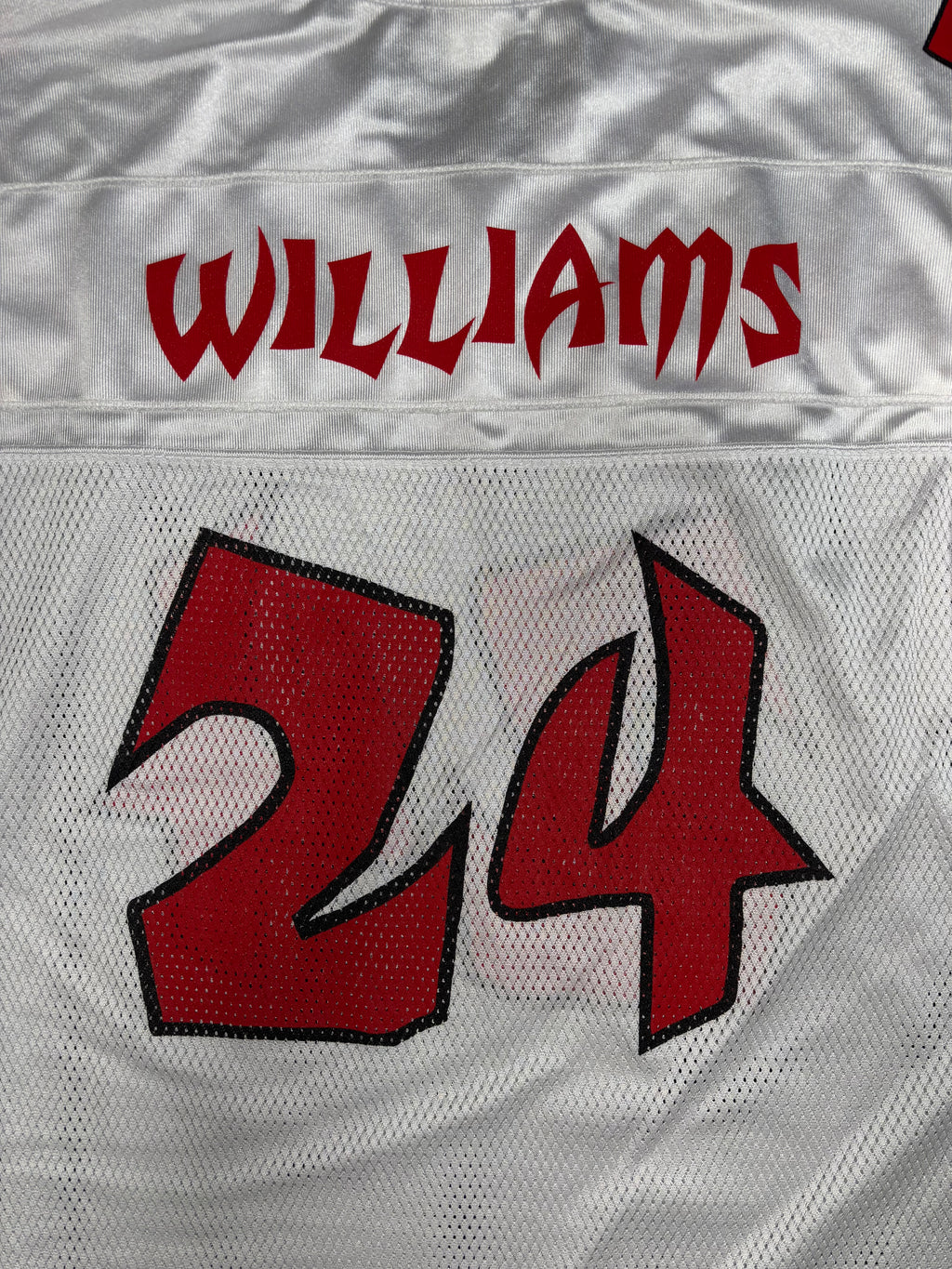 Tampa Bay Buccaneers Cadillac Williams “Pirate Print” Reebok Football Jersey Size: XL