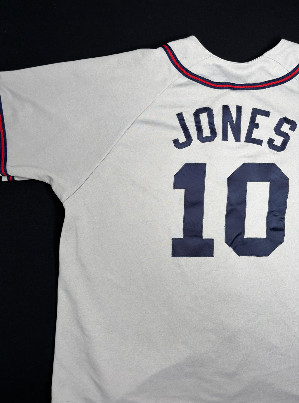 Atlanta Braves Chipper Jones Majestic Baseball Jerseys Size: XXL