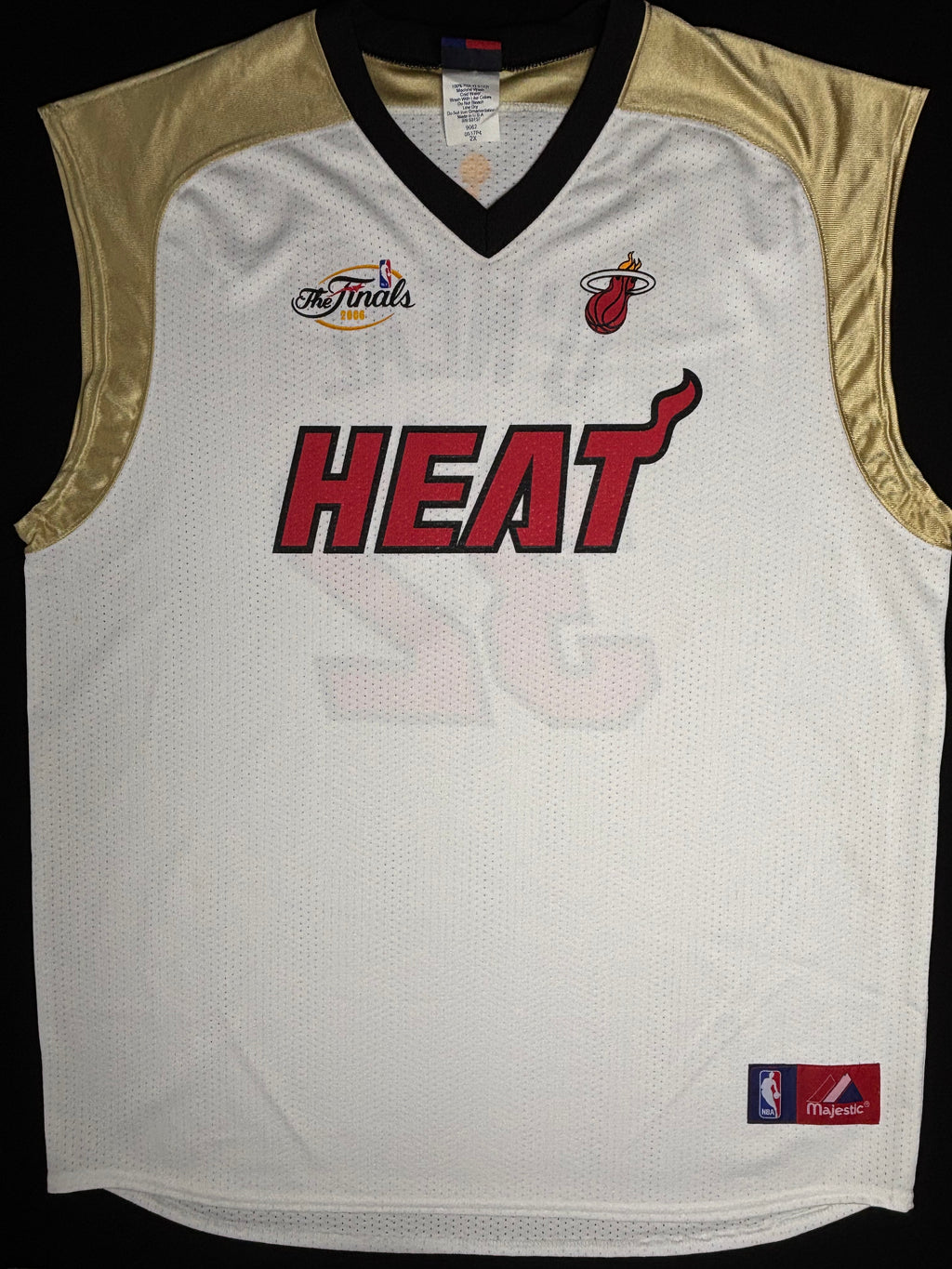Miami Heat Shaquille O’Neal 2006 NBA Finals Majestic Basketball Jersey Size: XXL