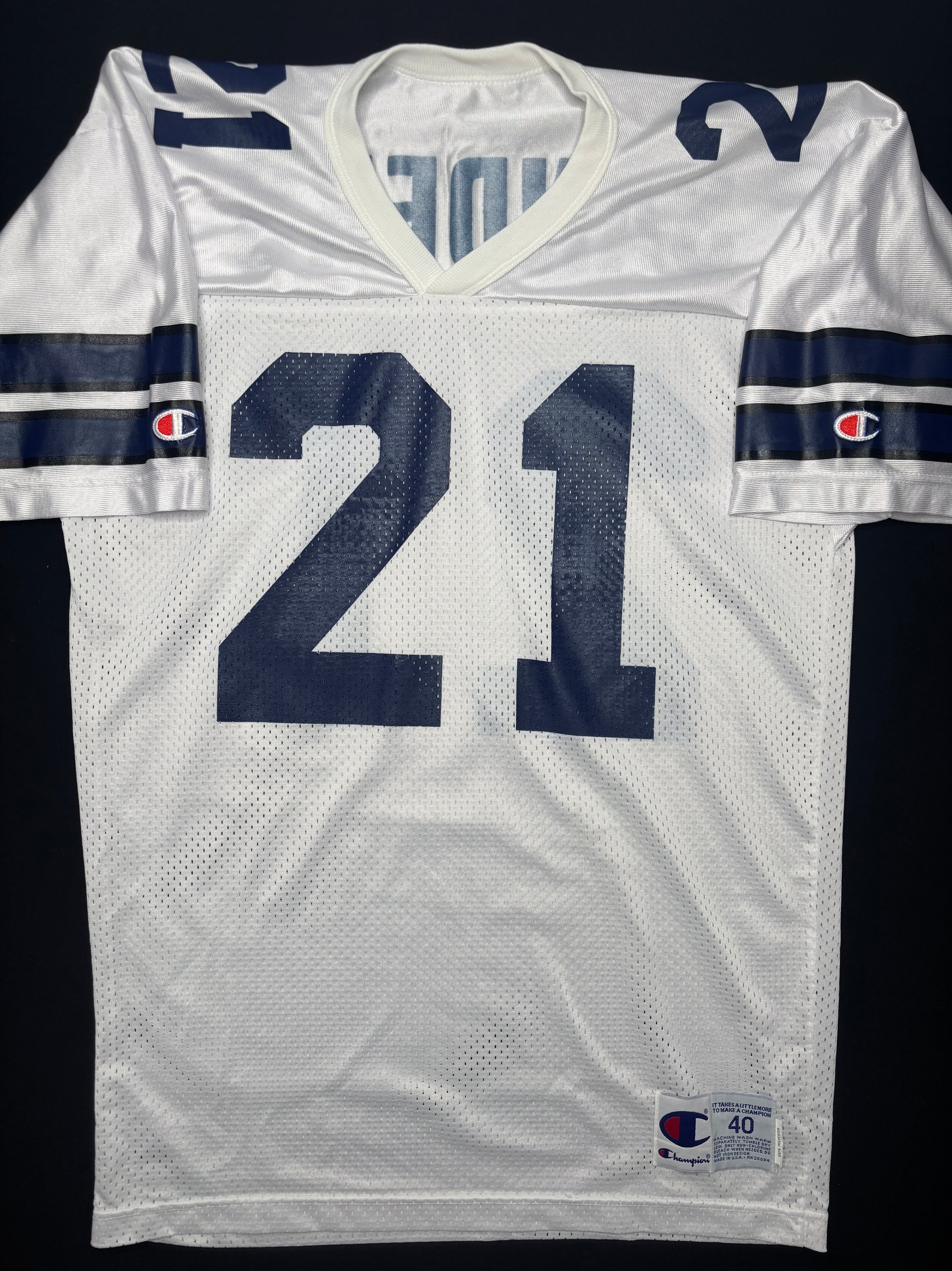 Vintage Dallas Cowboys Deion Sanders Champion Football Jersey Size: 40