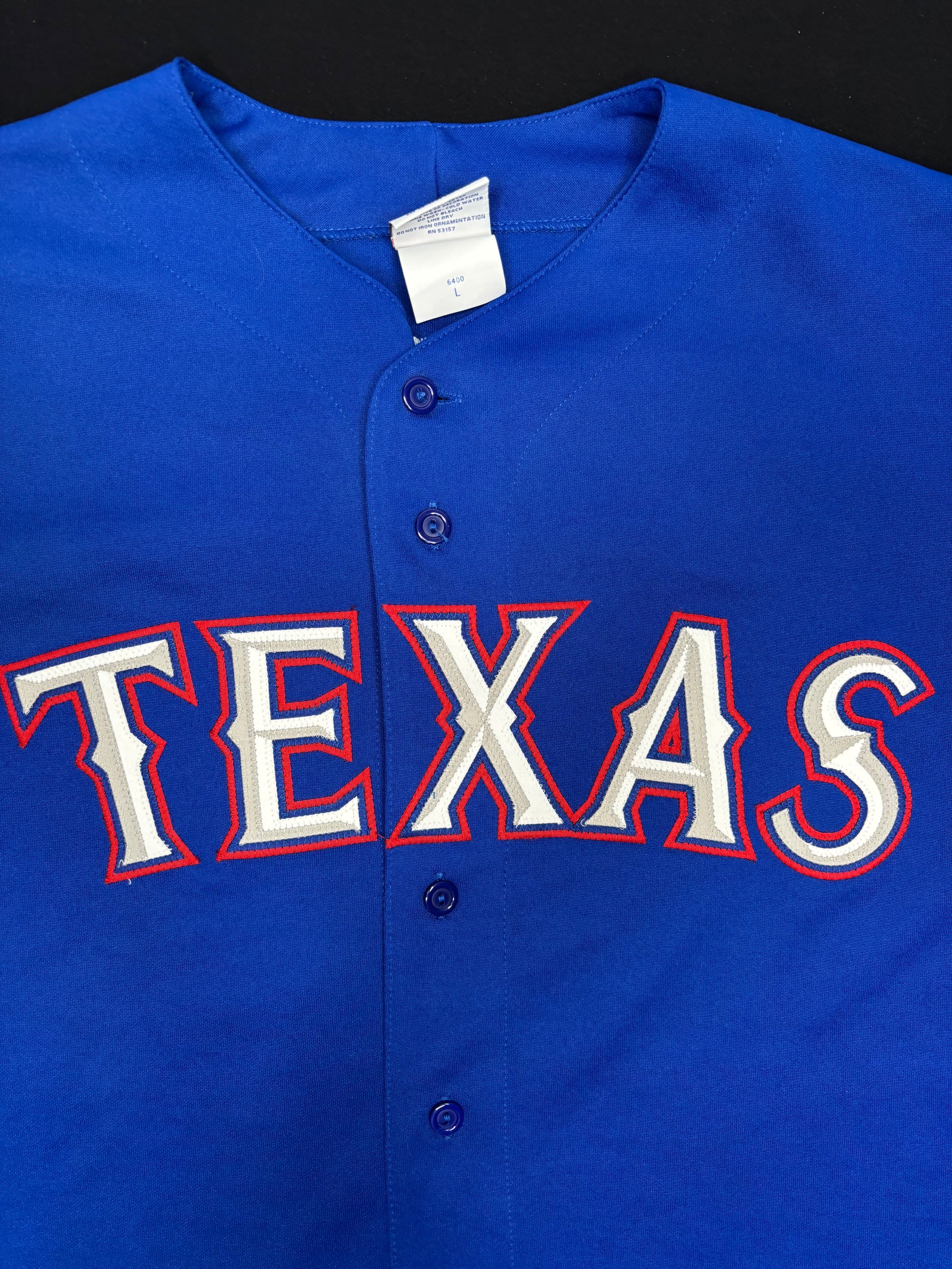 Texas Rangers Alex Rodriguez Majestic Baseball Jersey Size: Large