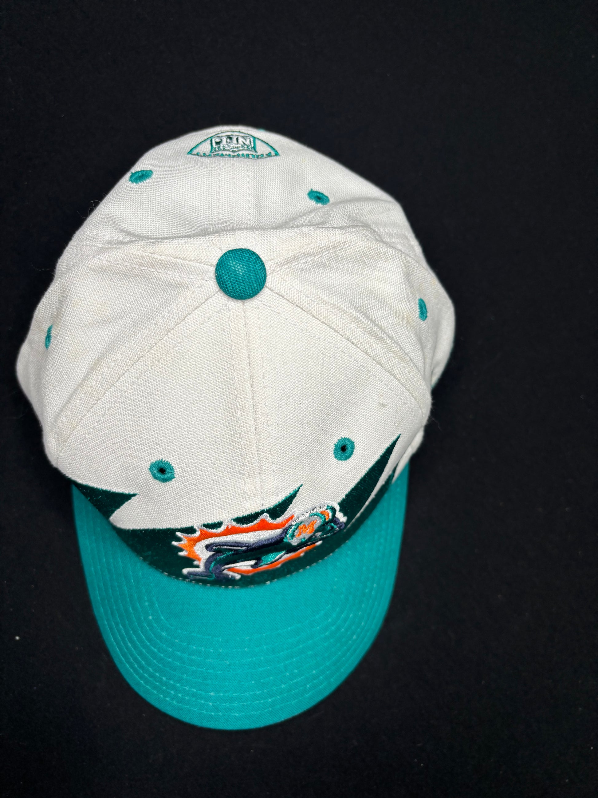 Vintage Miami Dolphins Reebok SharkTooth Strapback Hat