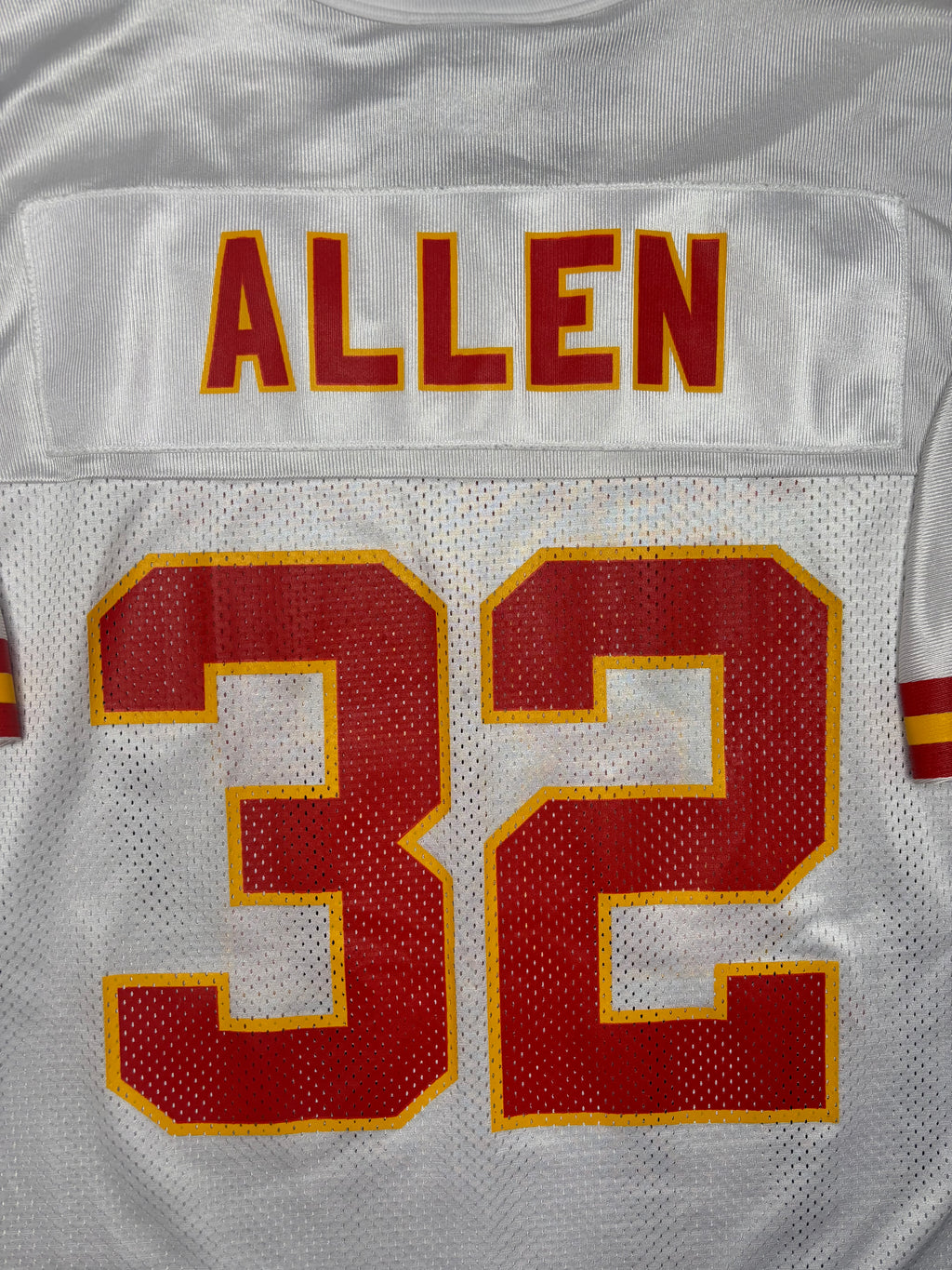 Kansas City Chiefs Marcus Allen Jersey Retirement Commemorative Logo Atheltic Football Jersey Size: XL