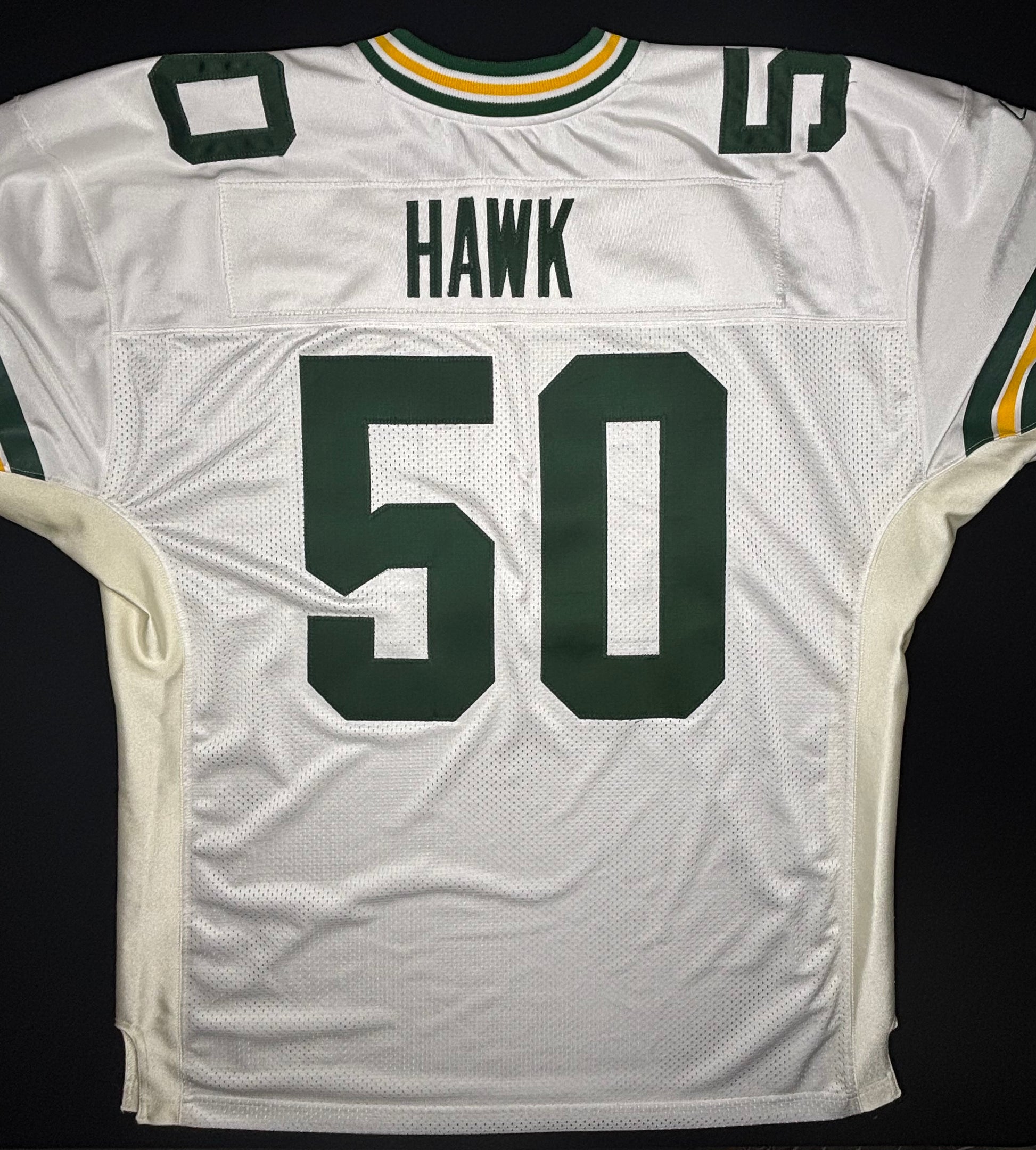 Vintage Green Bay Packers AJ Hawk Authentic Reebok Football Jersey Size: 52