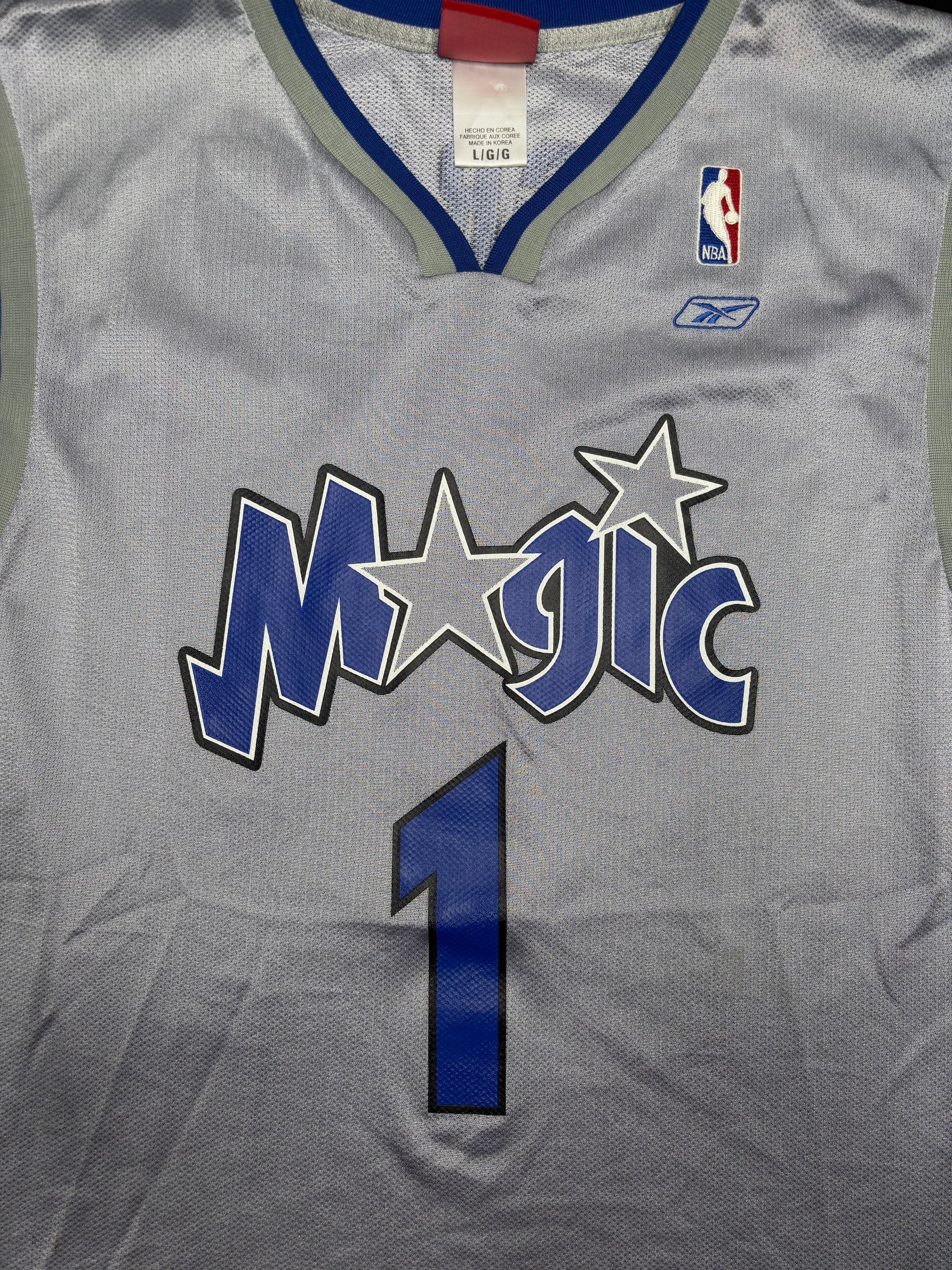 Vintage Orlando Magic Tracy McGrady Reebok Basketball Jersey Size: Large