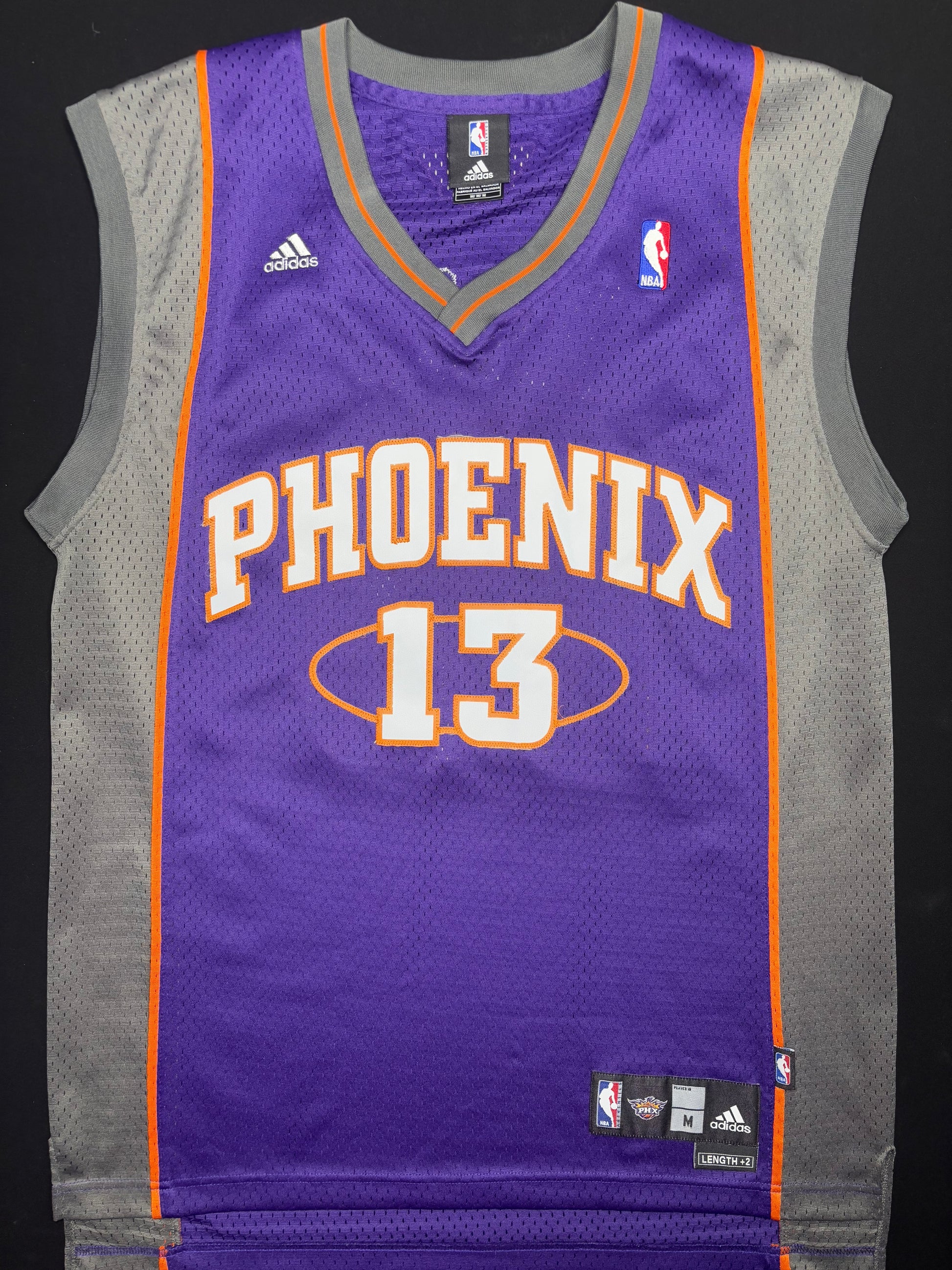 Phoenix Suns Steve Nash Adidas M13 Basketball Jersey Size: Medium