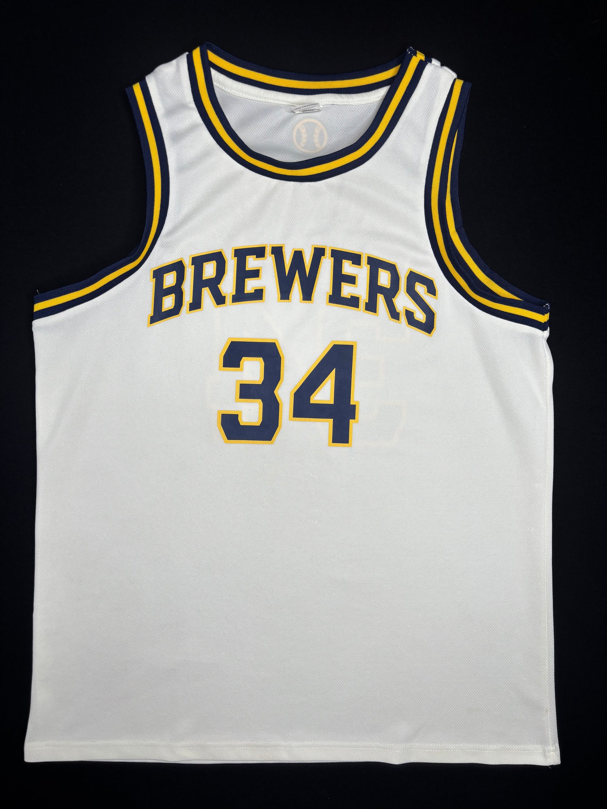 Milwaukee Brewers Giannis Antetokounmpo SGA Basketball Jersey Size: Medium