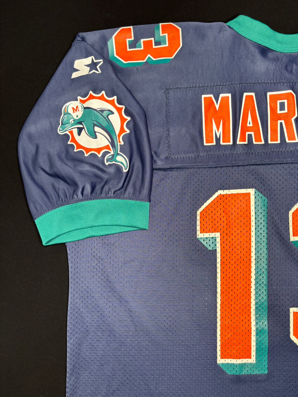 Miami Dolphins Dan Marino Alt Blue Starter Football Jersey Size: 54