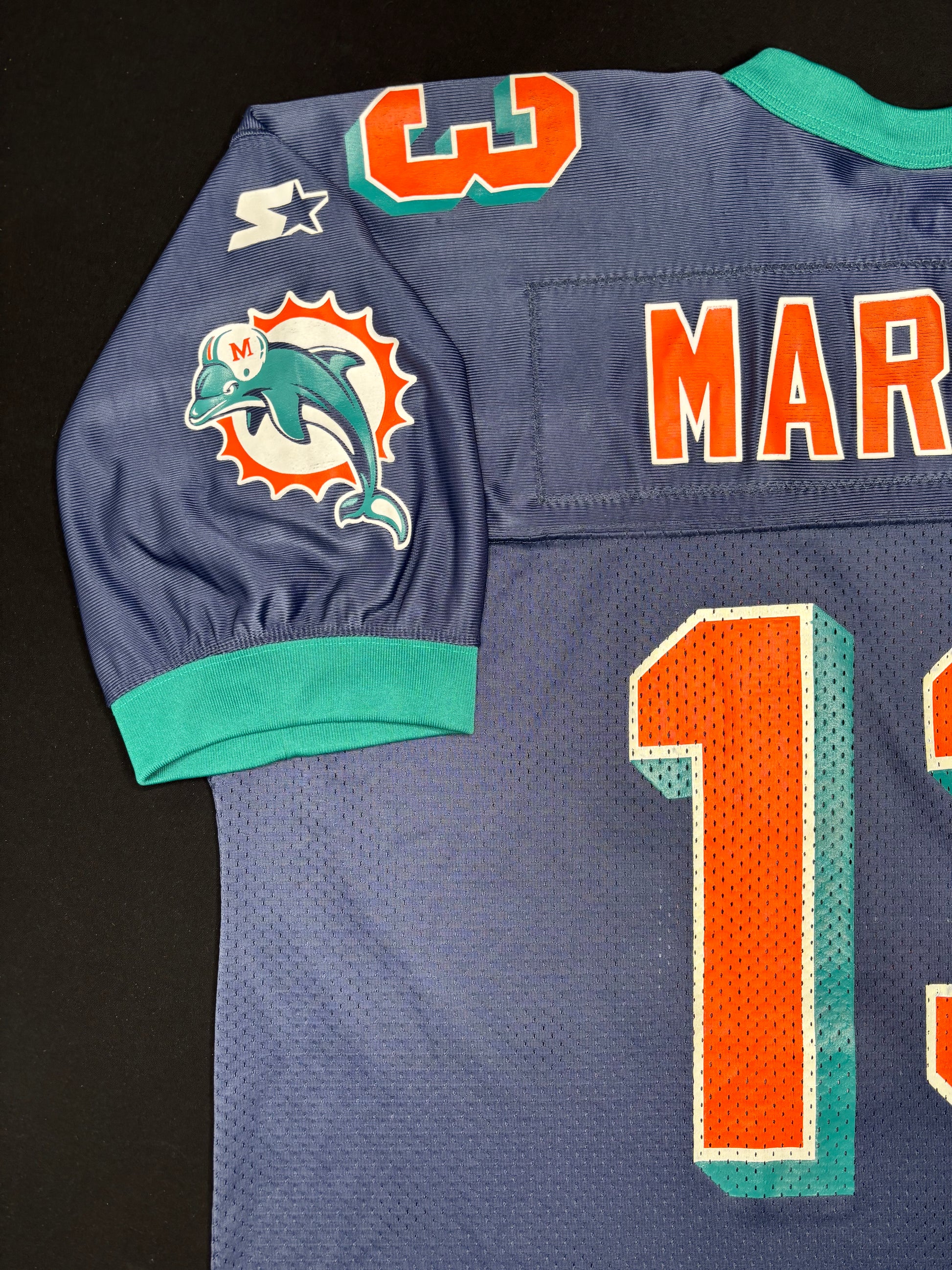 Miami Dolphins Dan Marino Alt Blue Starter Football Jersey Size: 54