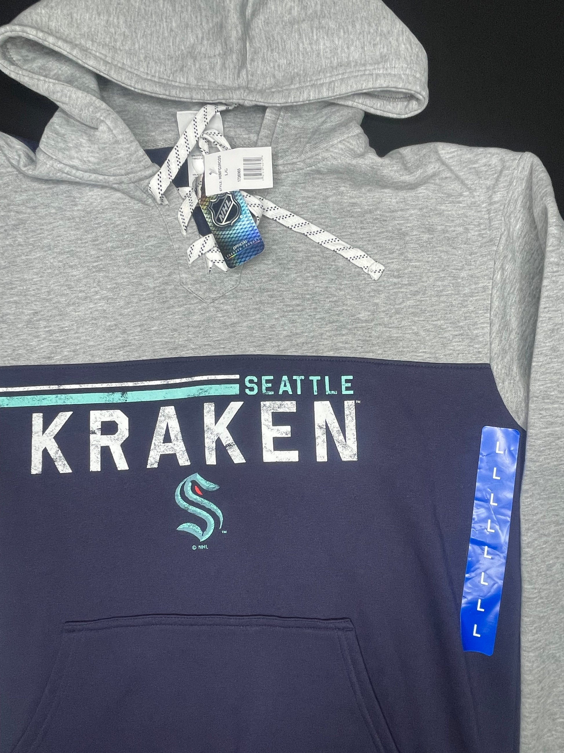 NWT Seattle Kraken Hoodie Size: Large