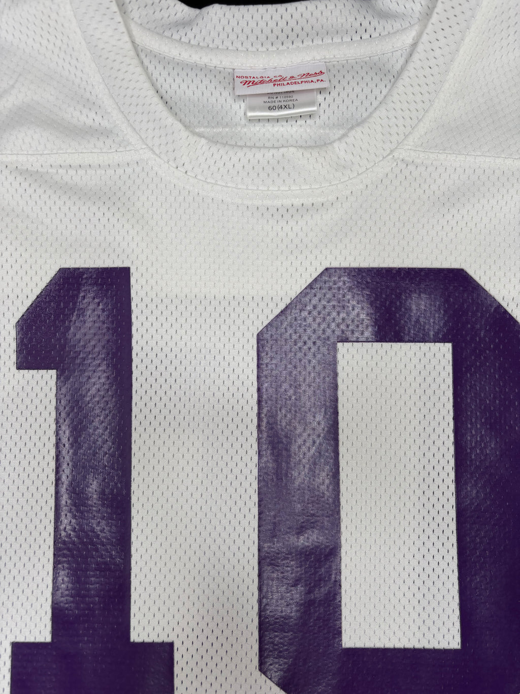 Minnesota Vikings Fran Tarkenton 75’ Mitchell & Ness Authentic Football Jersey Size: 4XL