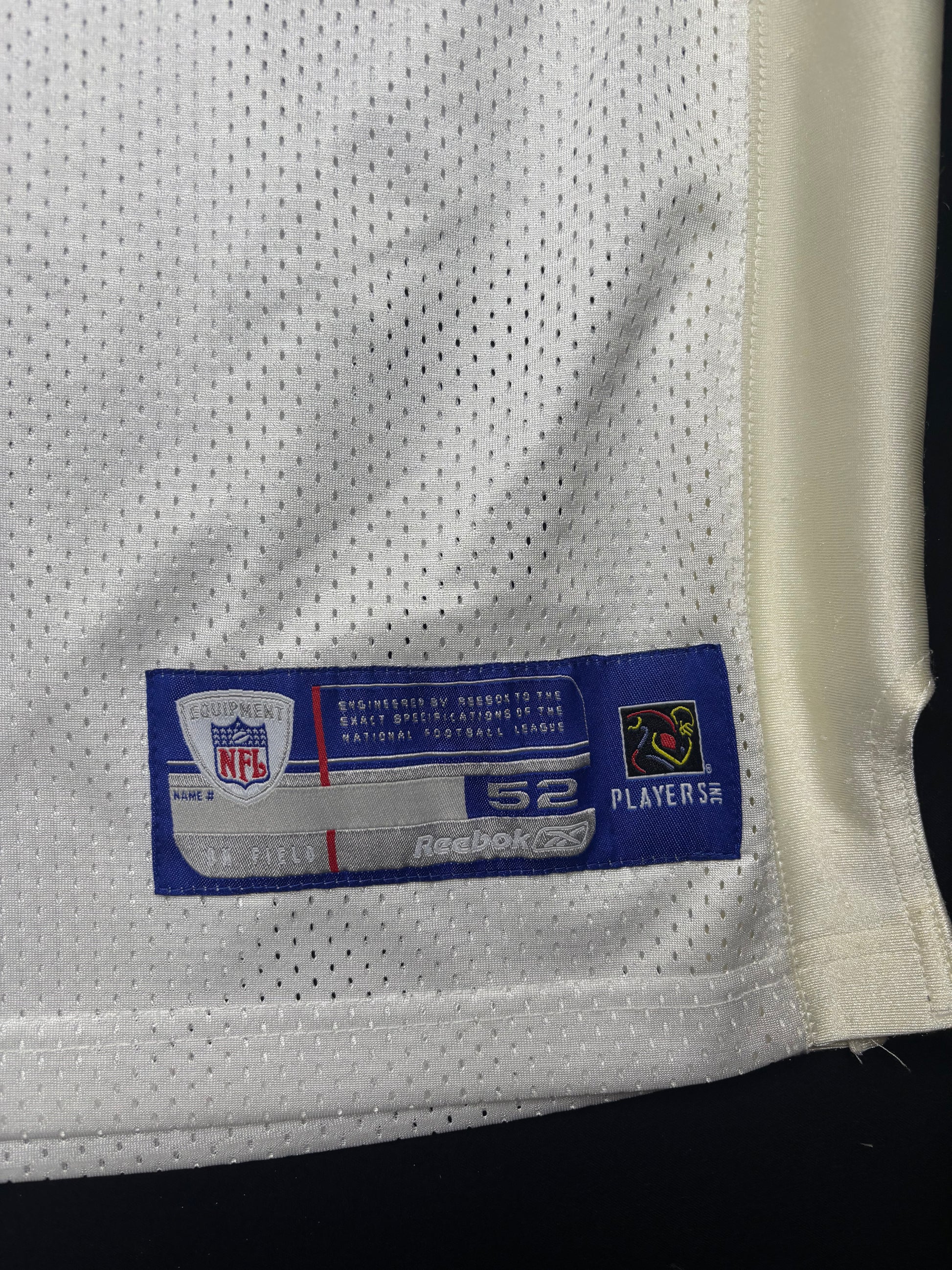 Vintage Green Bay Packers AJ Hawk Authentic Reebok Football Jersey Size: 52