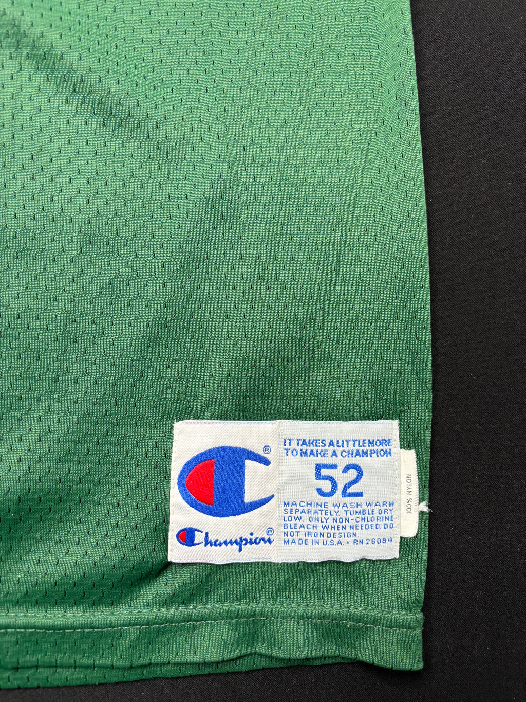 Vintage Green Bay Packers Sterling Sharpe Champion Football Jersey Size: 52