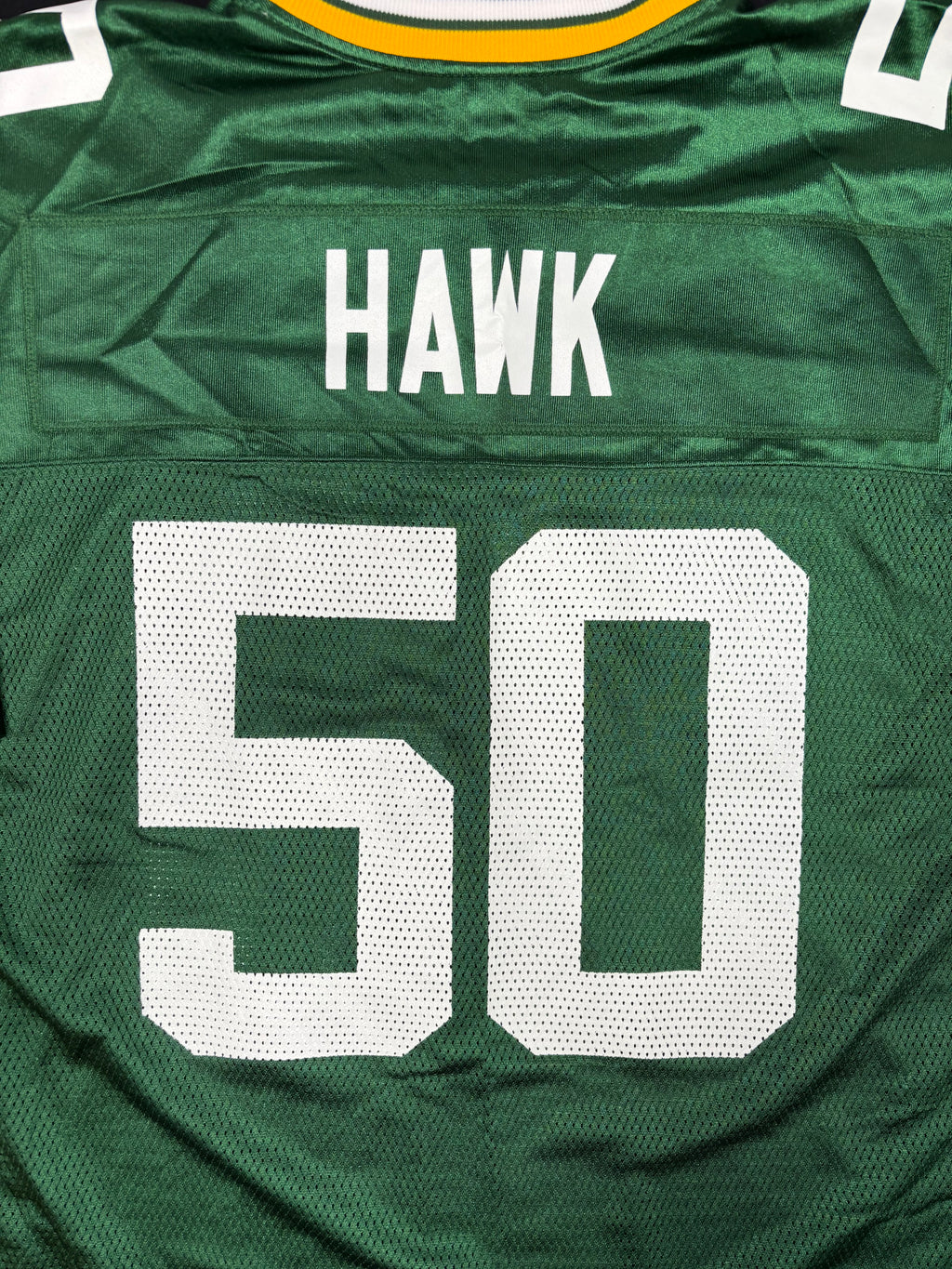 Green Bay Packers AJ Hawk Reebok Football Jersey Size: Large
