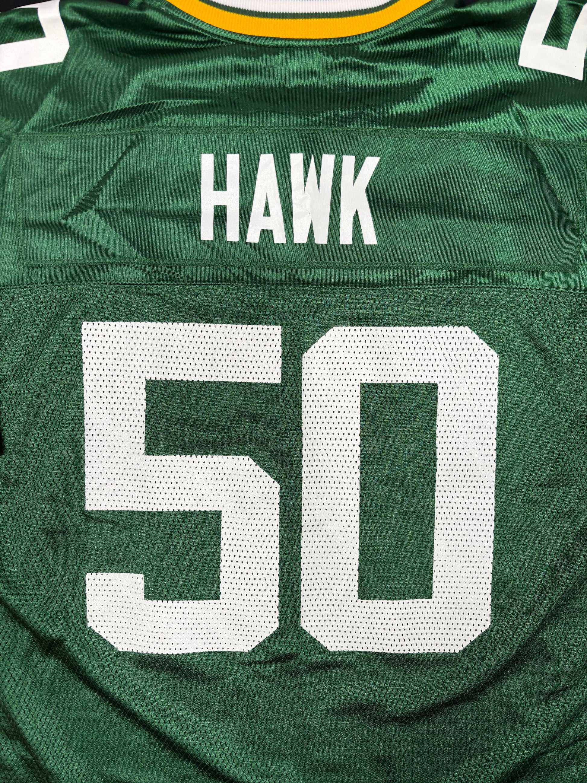 Green Bay Packers AJ Hawk Reebok Football Jersey Size: Large