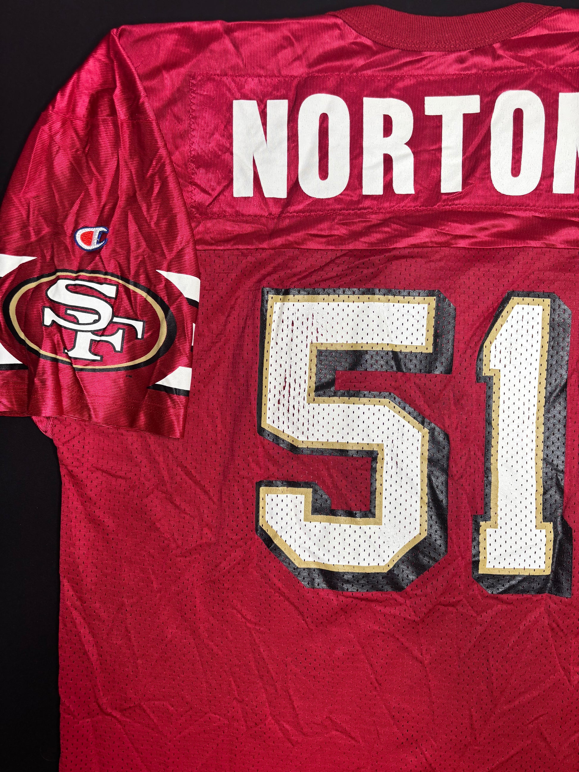 San Francisco 49ers Ken Norton Jr Champion Football Jersey Size: 48