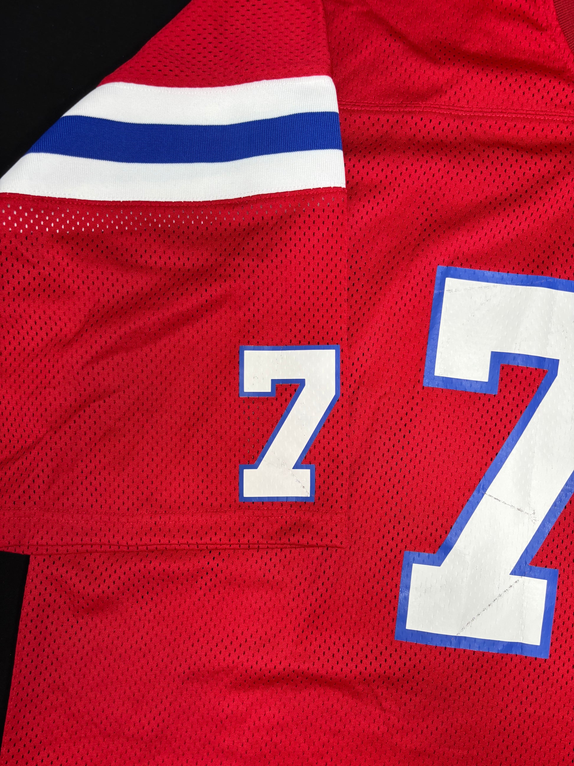 New England Patriots John Hannah 84’ Mitchell & Ness Authentic Football Jersey Size: 5XL