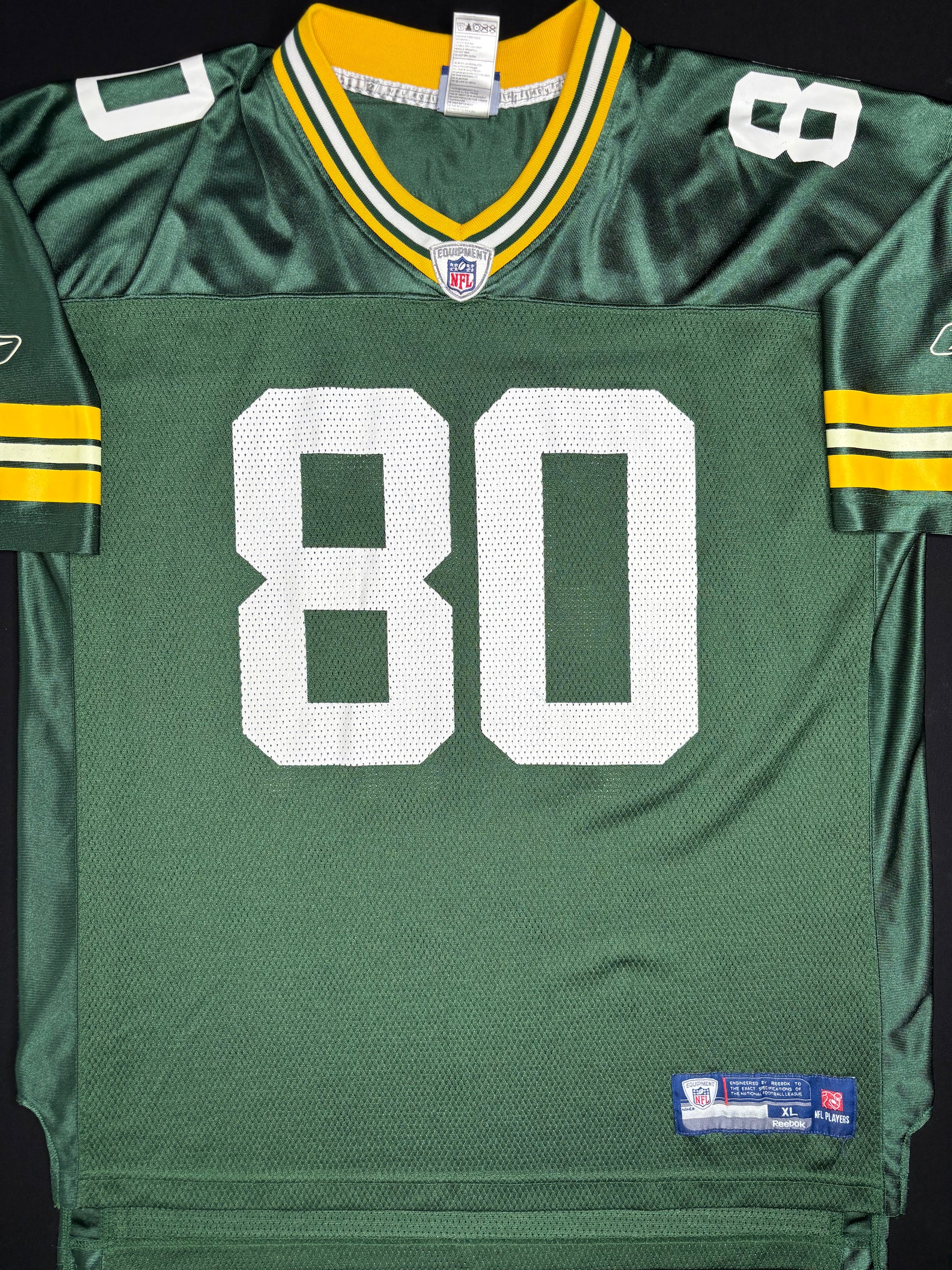 Green Bay Packers Donald Driver Reebok Football Jersey Size: XL