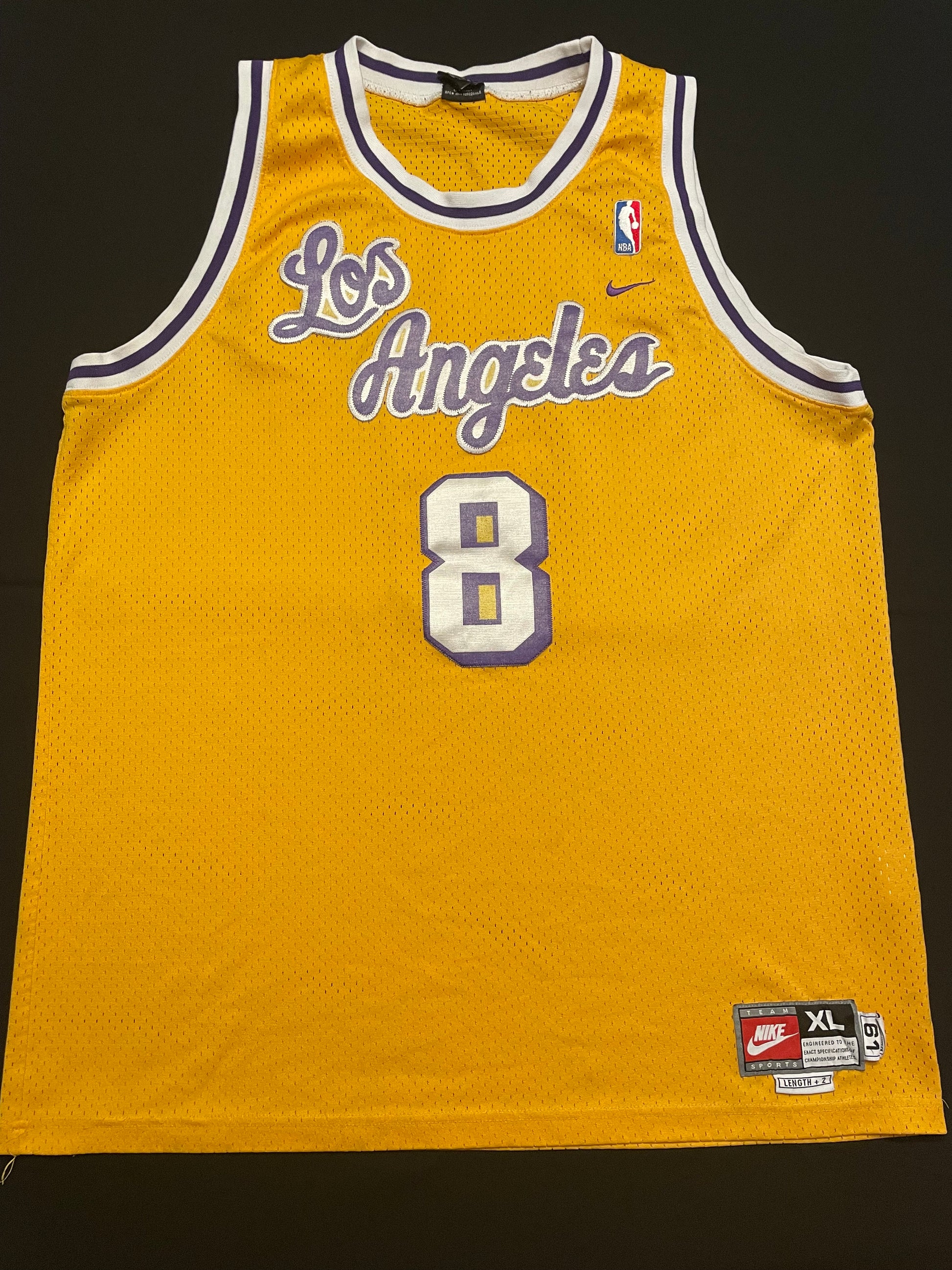 Los Angeles Lakers Kobe Bryant Nike Rewind Basketball Jersey Size:XL