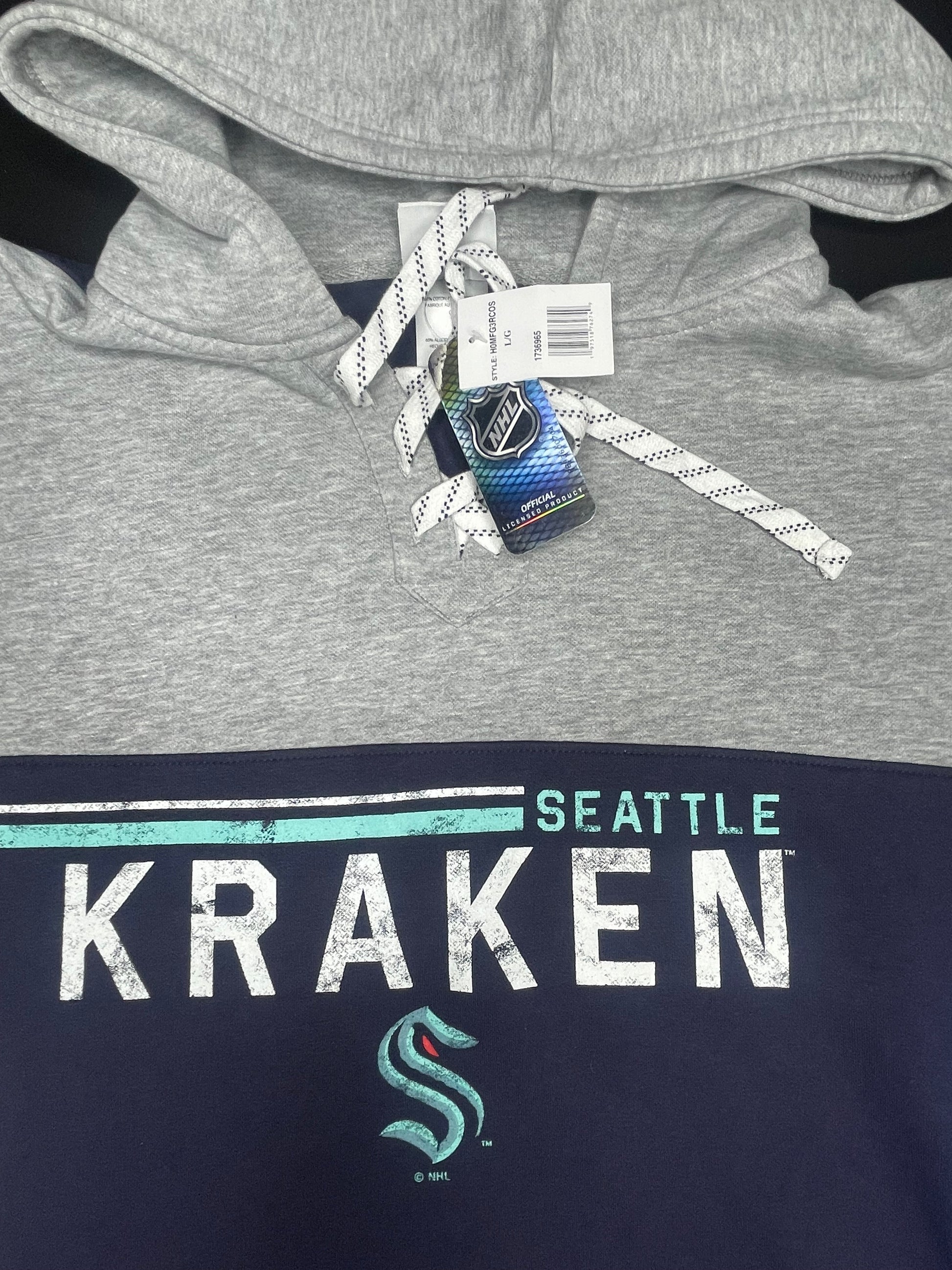 NWT Seattle Kraken Hoodie Size: Large