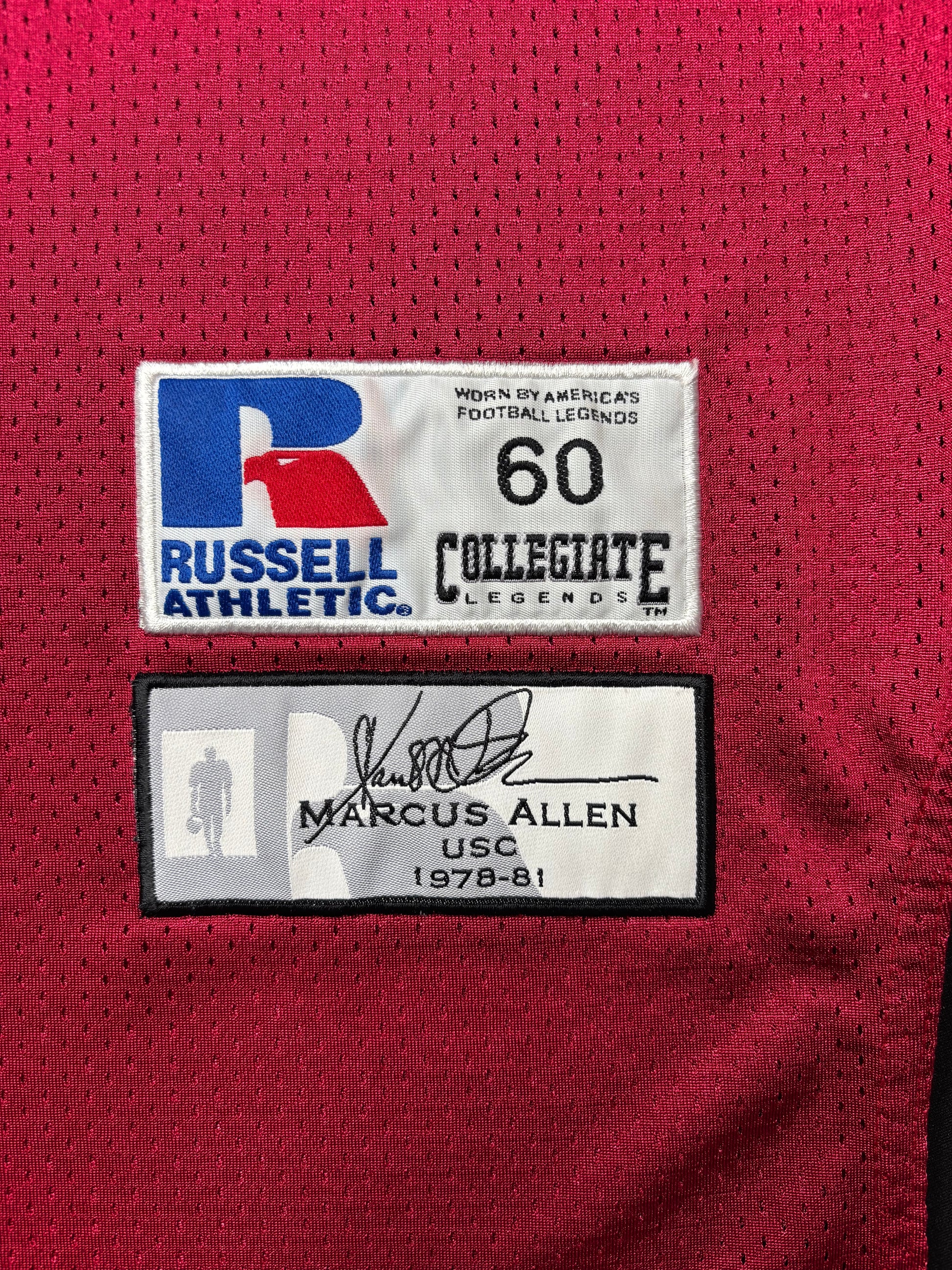 USC Trojans Marcus Allen Russell Athletic Football Jersey Size: 60