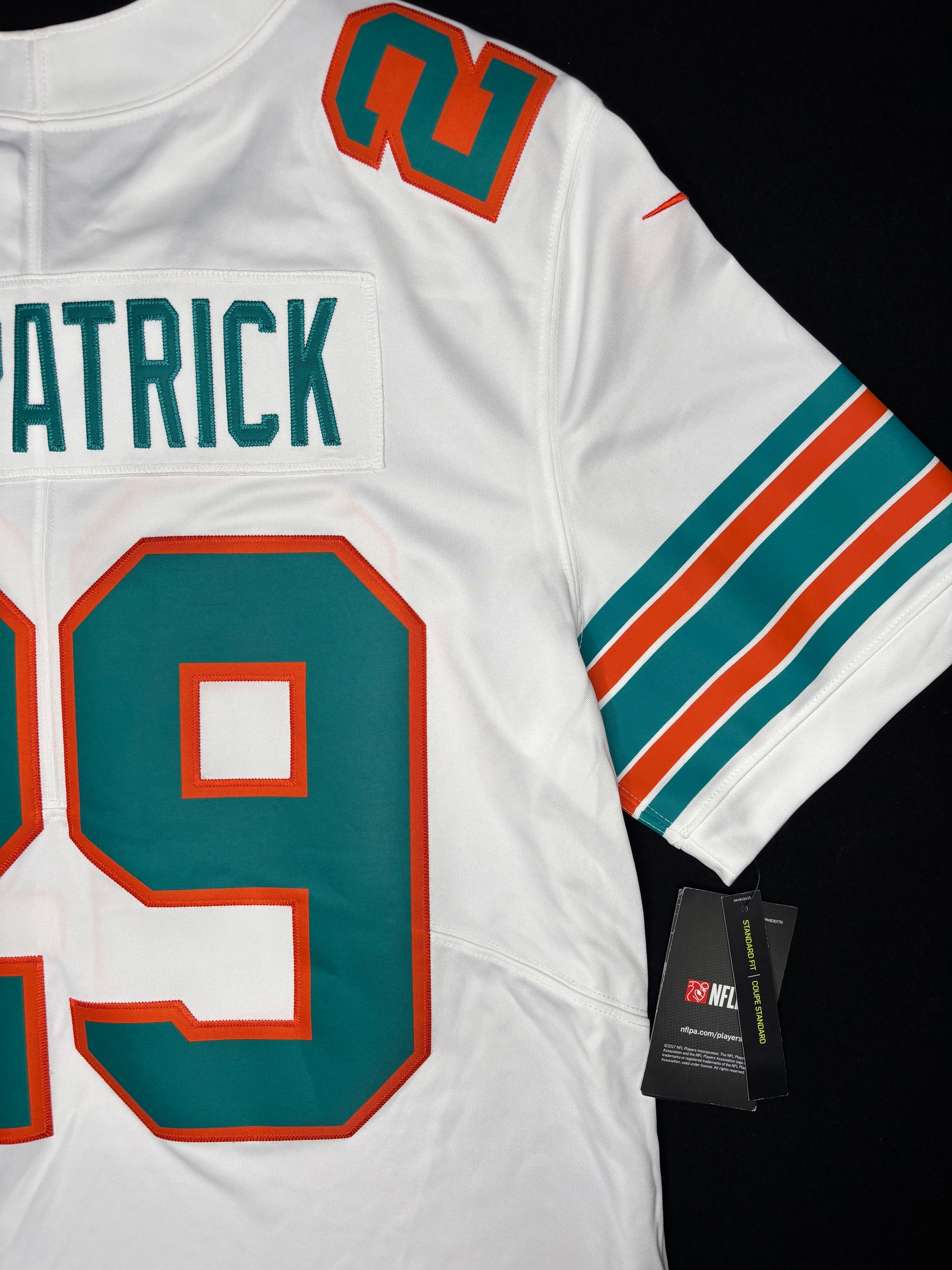 NWT Miami Dolphins Minkah Fitzpatrick Nike Game Football Jersey Size: Large