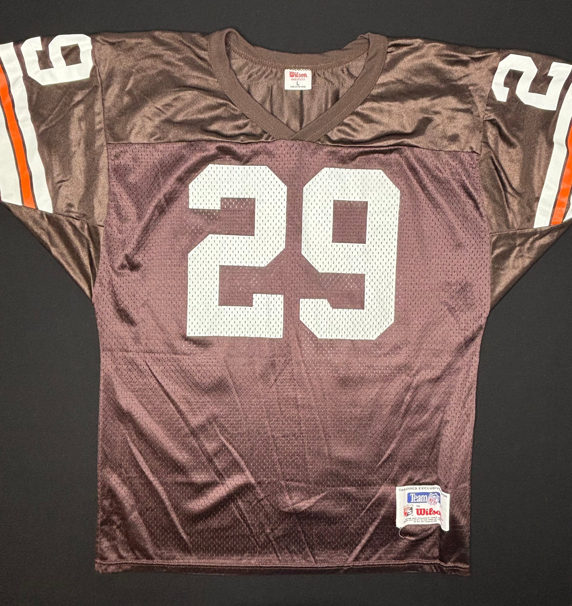 Cleveland Browns Eric Turner Wilson Football Jersey Size: Large
