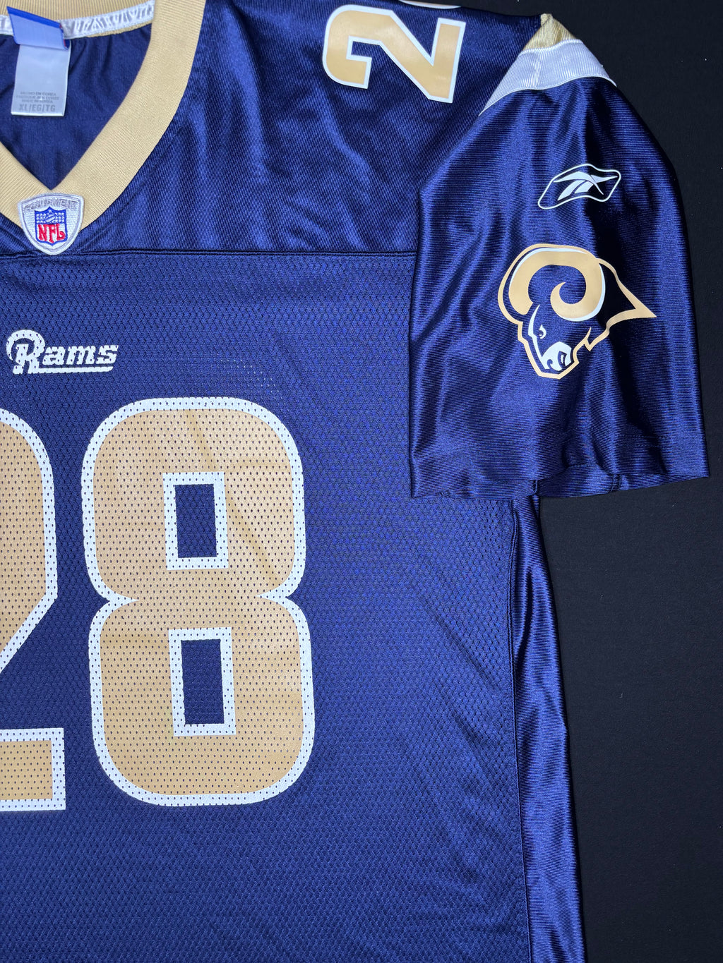 St. Louis Rams Marshall Faulk Reebok Football Jersey