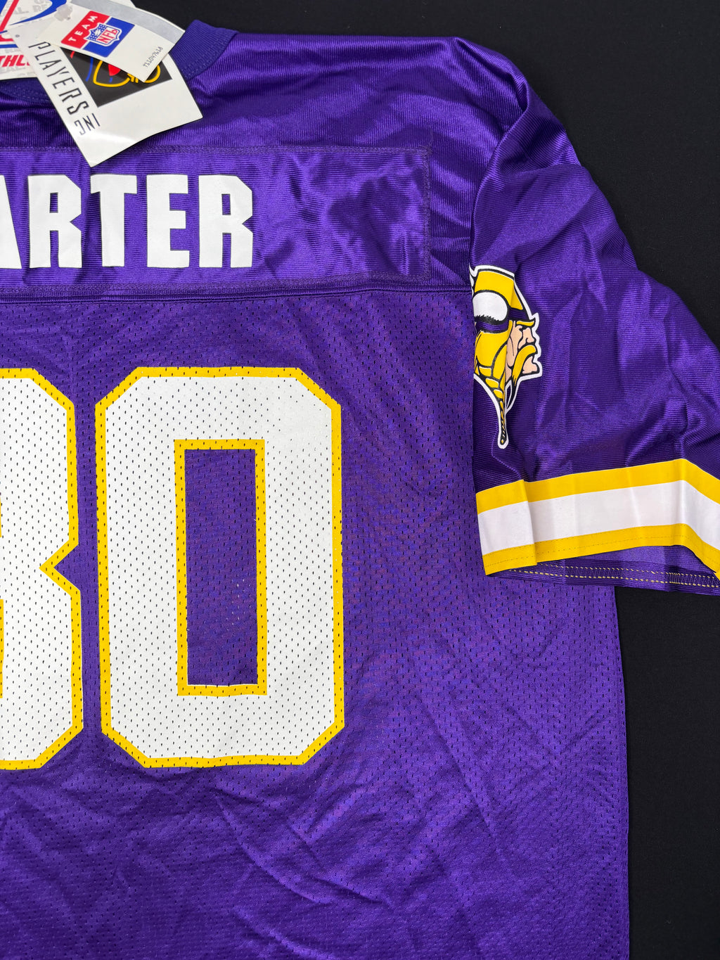 NWT Minnesota Vikings Cris Carter Logo Athletic Football Jersey Size: XL