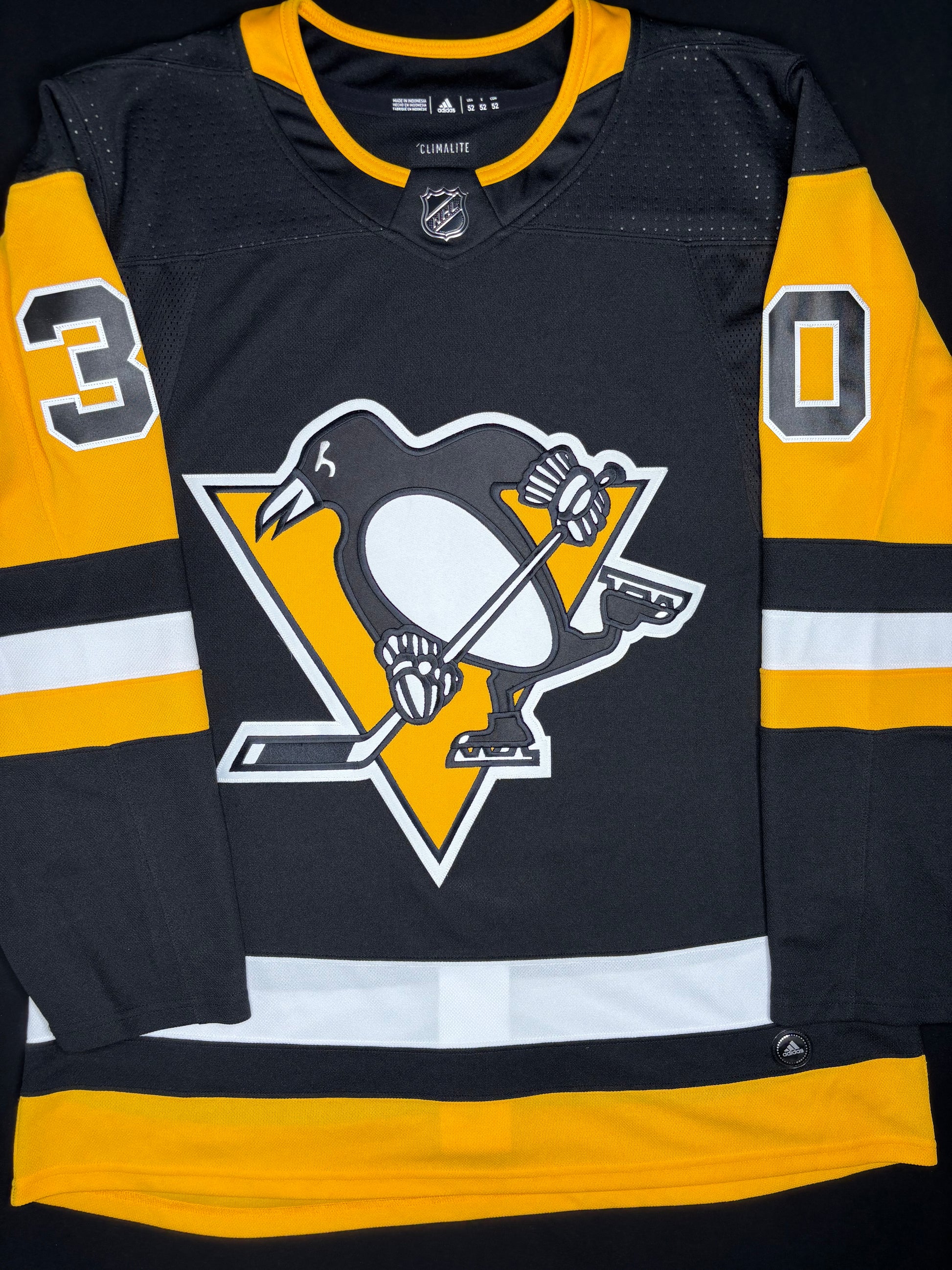 Pittsburgh Penguins Matt Murray Authentic Adidas Hockey Jersey Size: 52