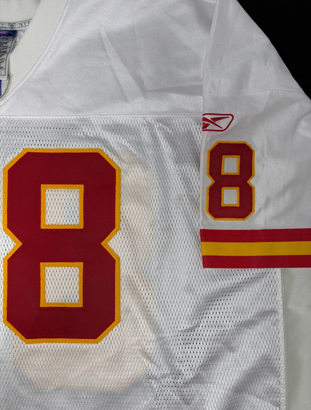 Kansas City Chiefs Tony Gonzalez Reebok Authentic Football Jersey Size: 60