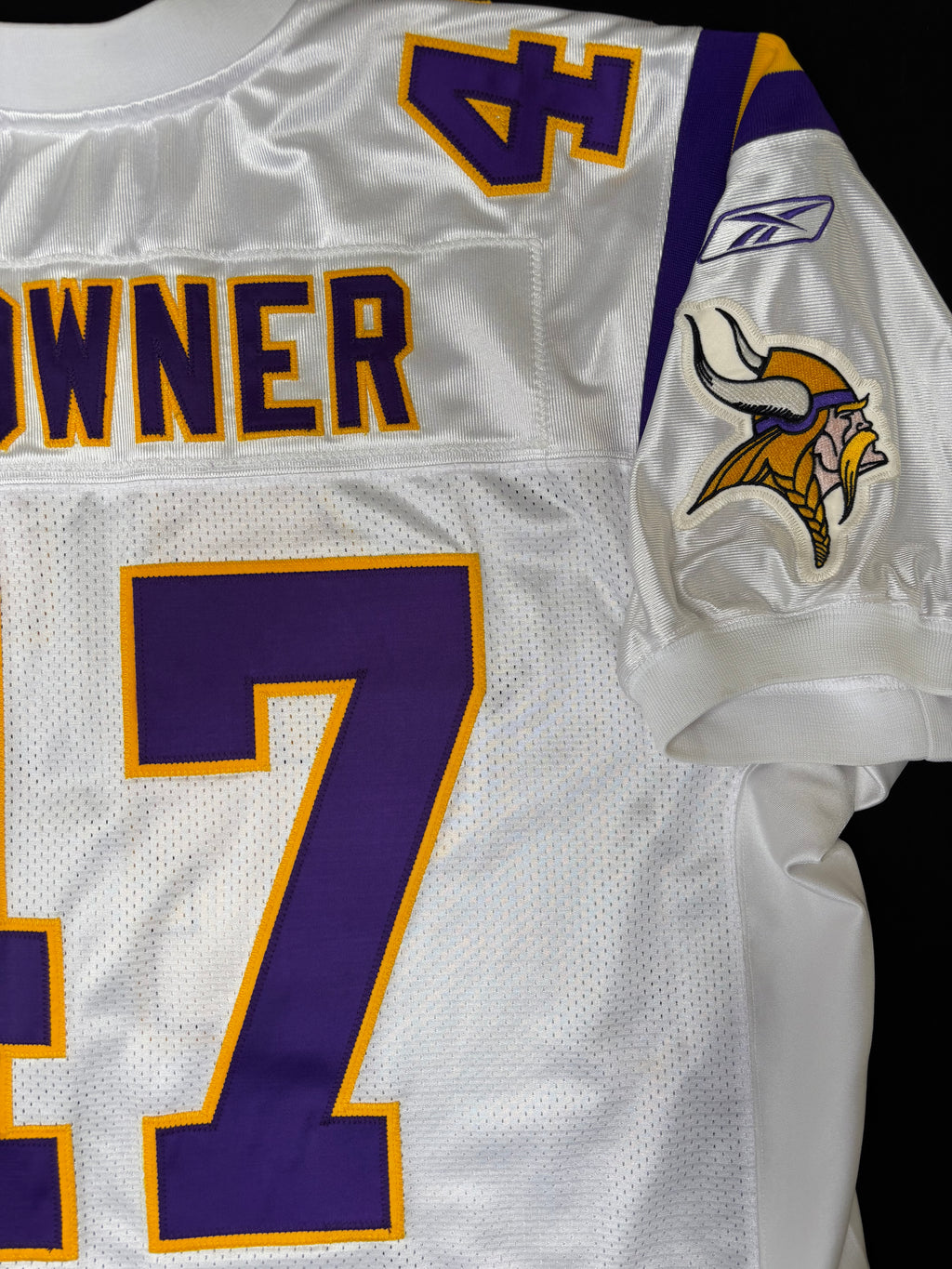 Minnesota Vikings Joey Browner Authentic Reebok Football Jersey w/ 40 for 60 patch Size: 54