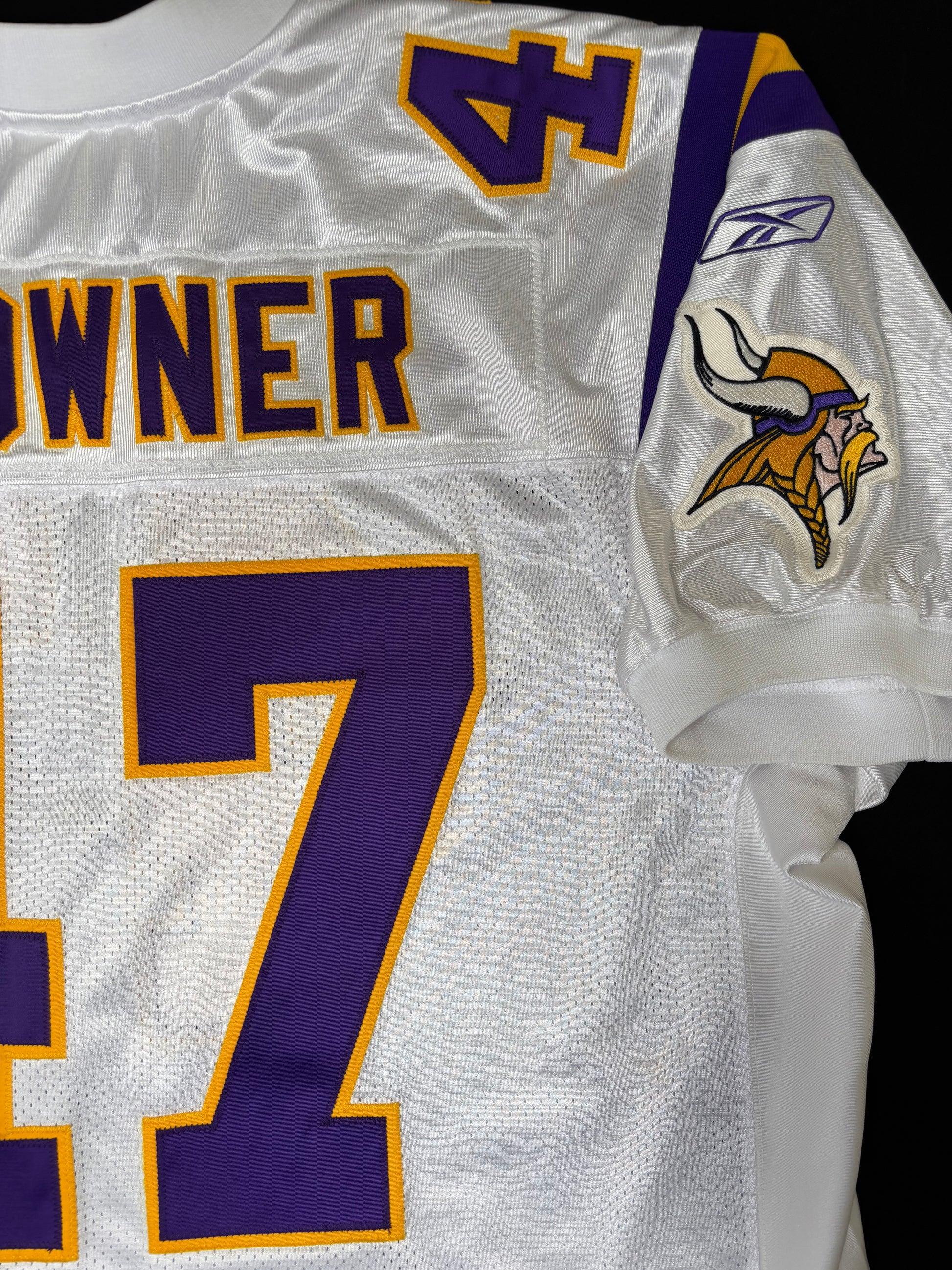 Minnesota Vikings Joey Browner Authentic Reebok Football Jersey w/ 40 for 60 patch Size: 54